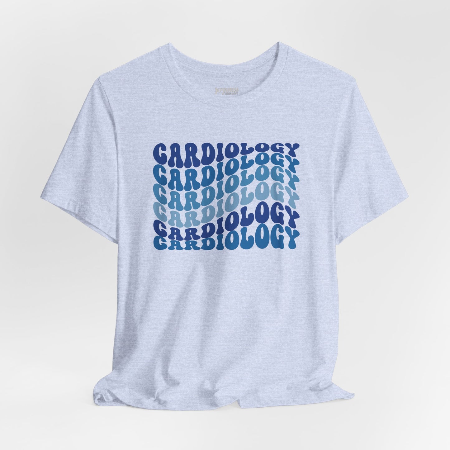 Groovy Blue Cardiology Shirt - Cardiac Nurse Soft Cotton Tee