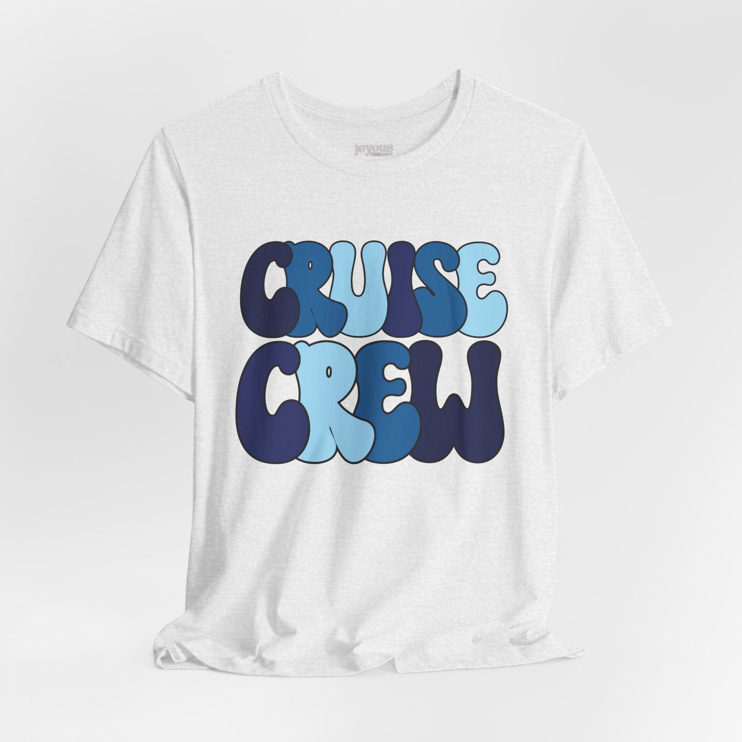 Blue Cruise Crew Shirt - Family Cruise Vacation Soft Cotton Tee