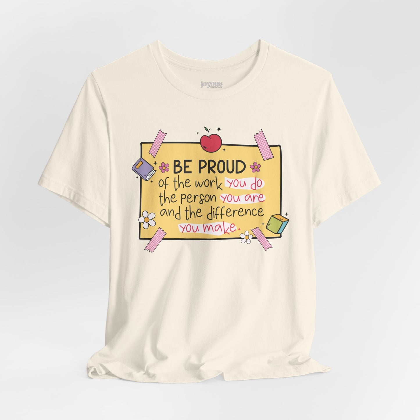 Trendy Motivational Teacher Soft Cotton Tee