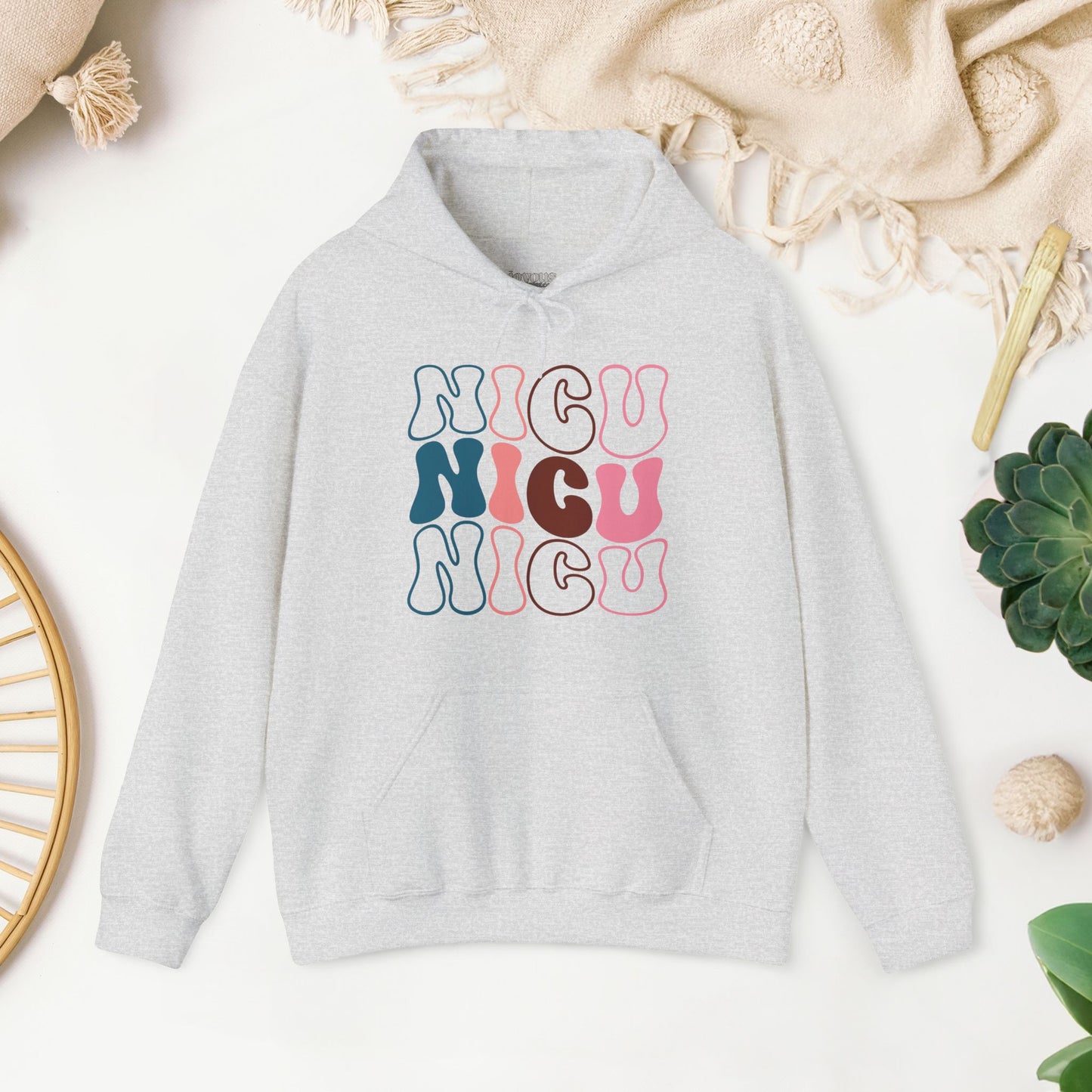 Groovy NICU Hoodie - Neonatal ICU Nurse Hoodie