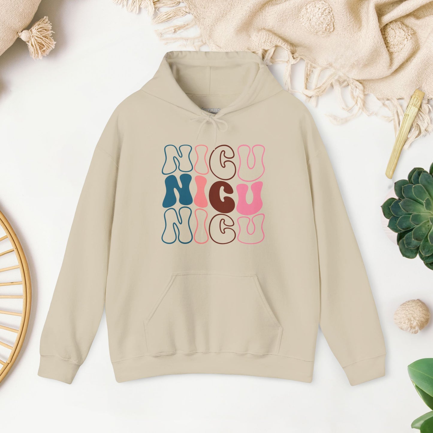 Groovy NICU Hoodie - Neonatal ICU Nurse Hoodie