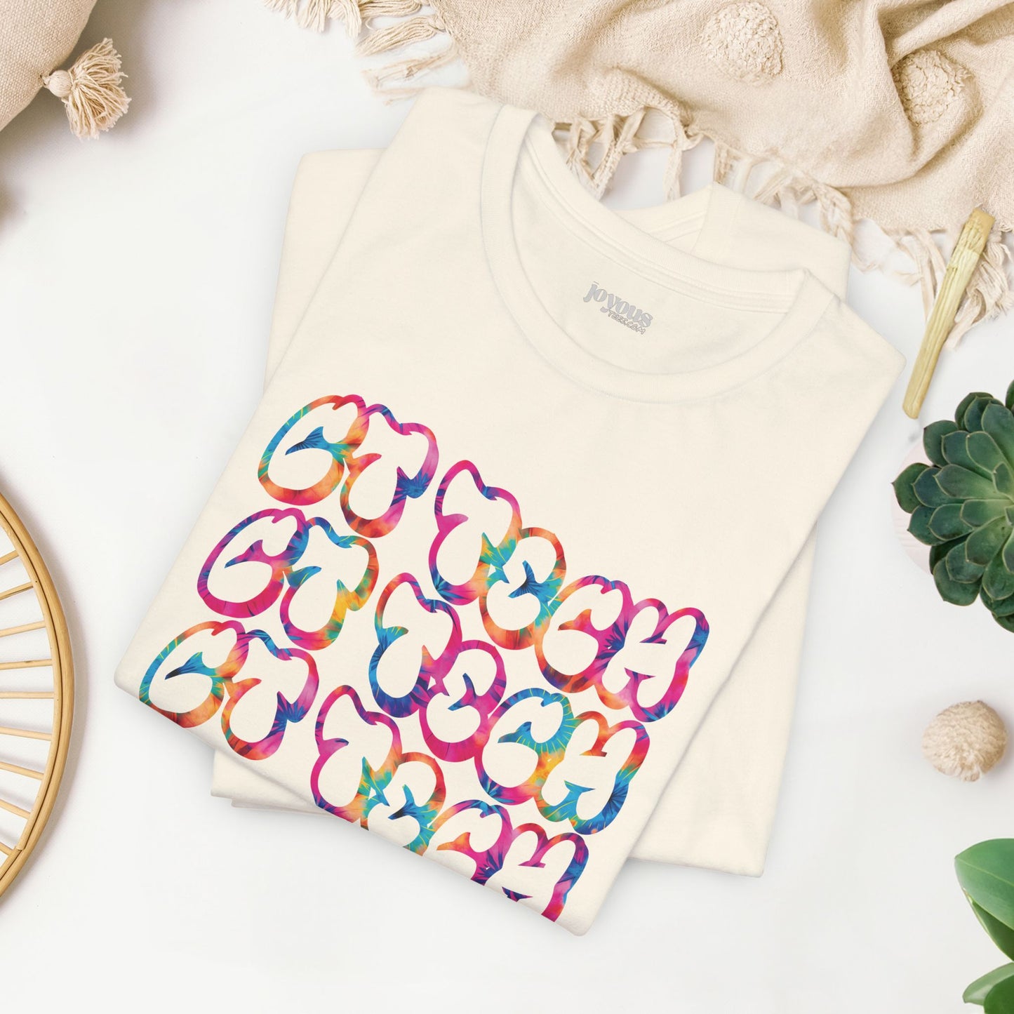Tie Dye Groovy CT Tech Shirt - CT Technologist Soft Cotton Tee