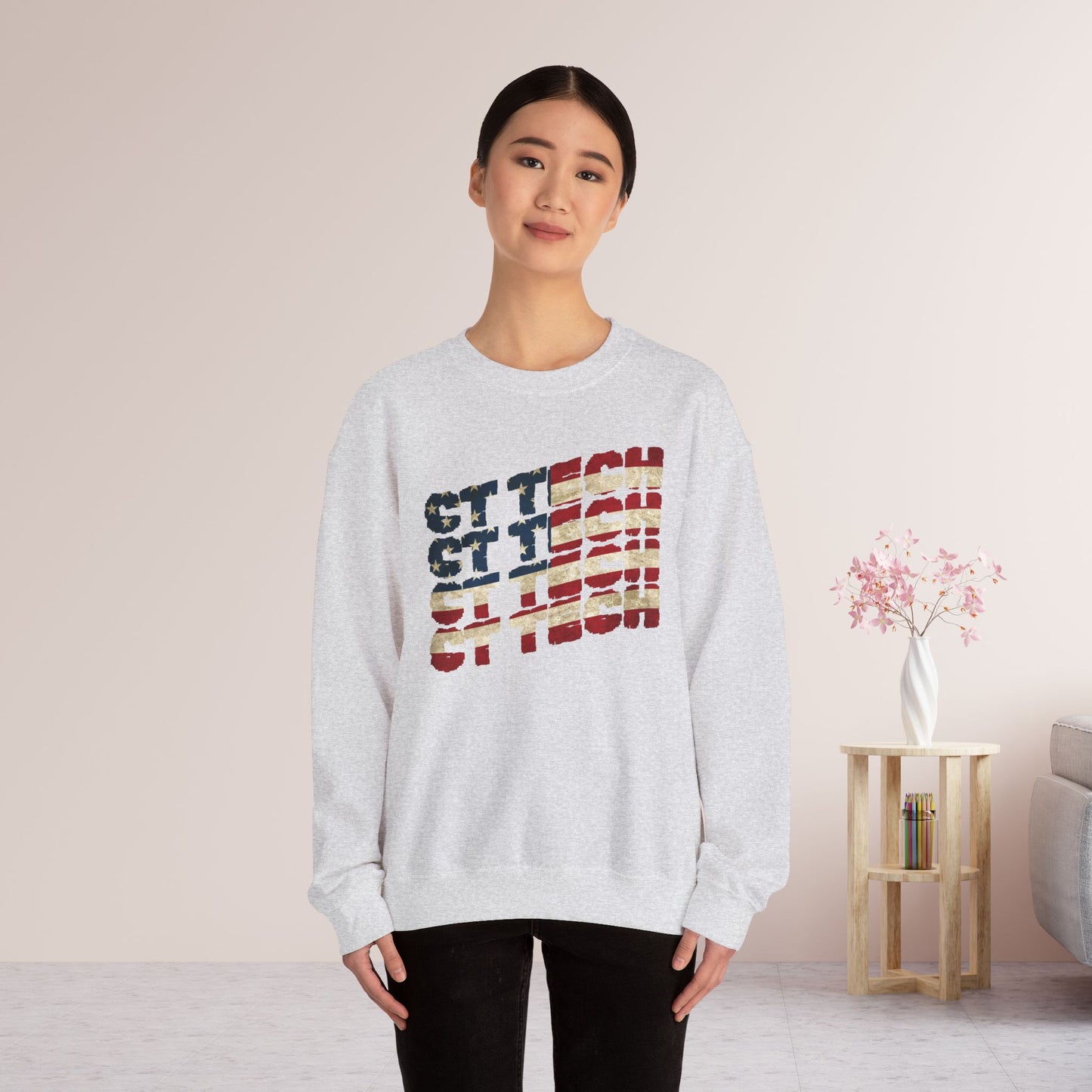 USA Flag CT Tech Sweatshirt - 4th of July CT Technologist Sweater
