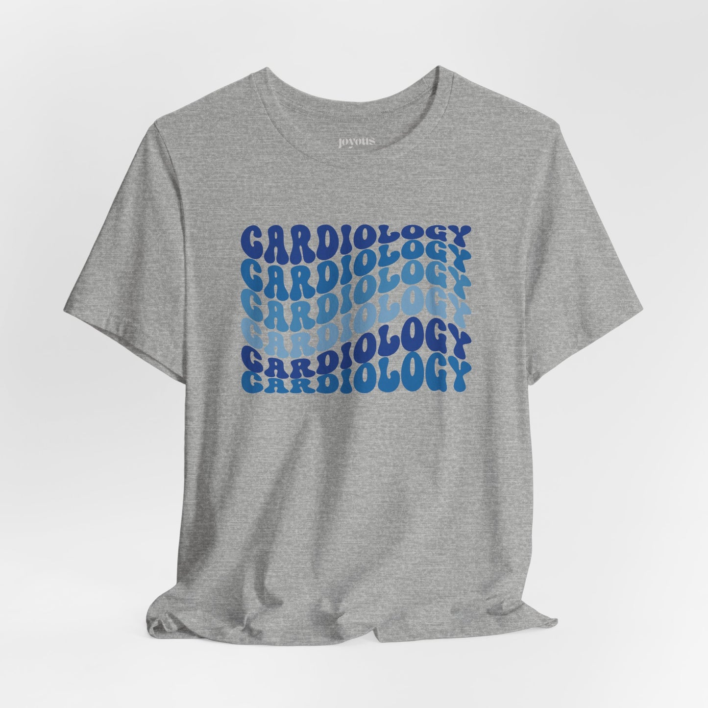 Groovy Blue Cardiology Shirt - Cardiac Nurse Soft Cotton Tee