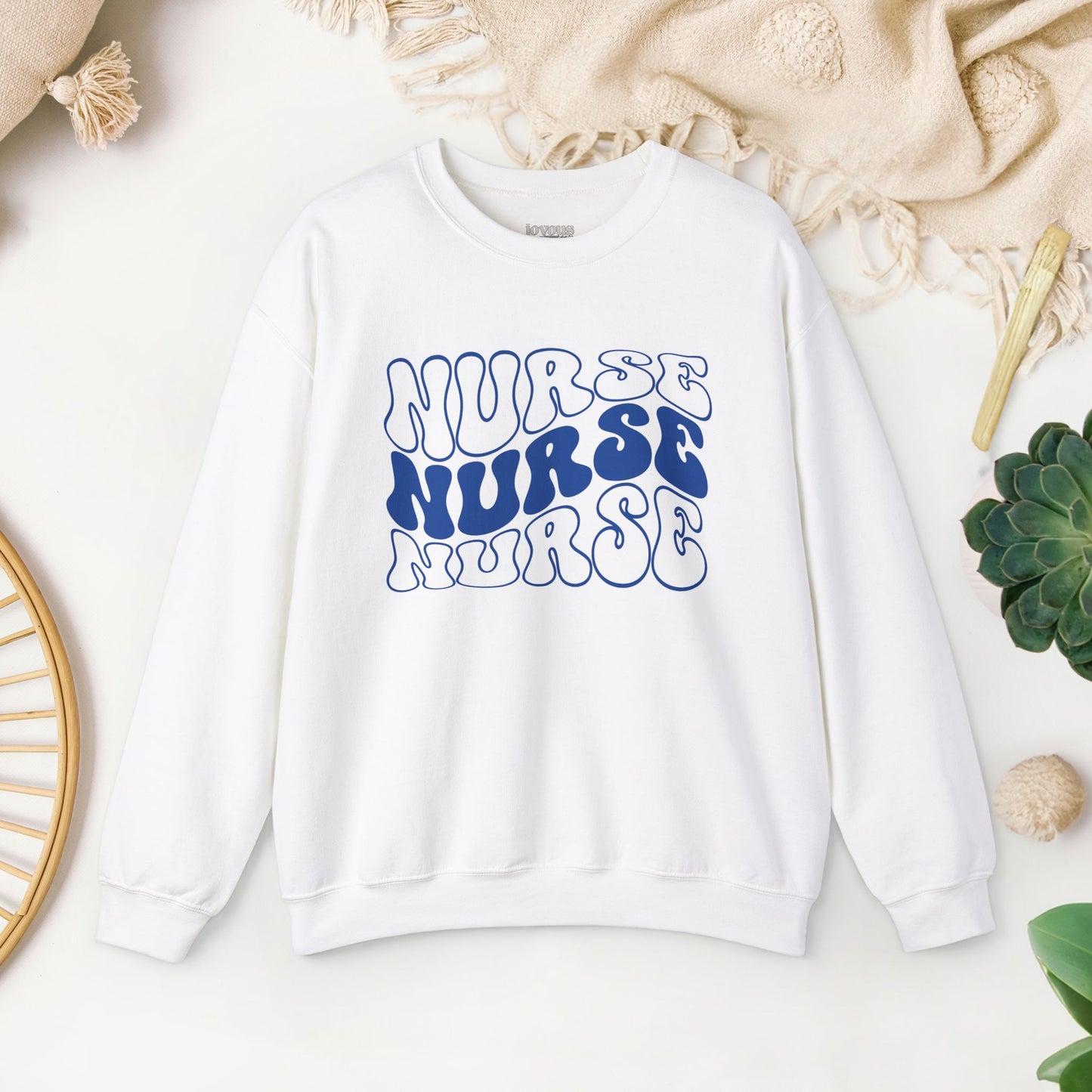 Groovy Nurse Sweatshirt - Registered Nurse Sweatshirt