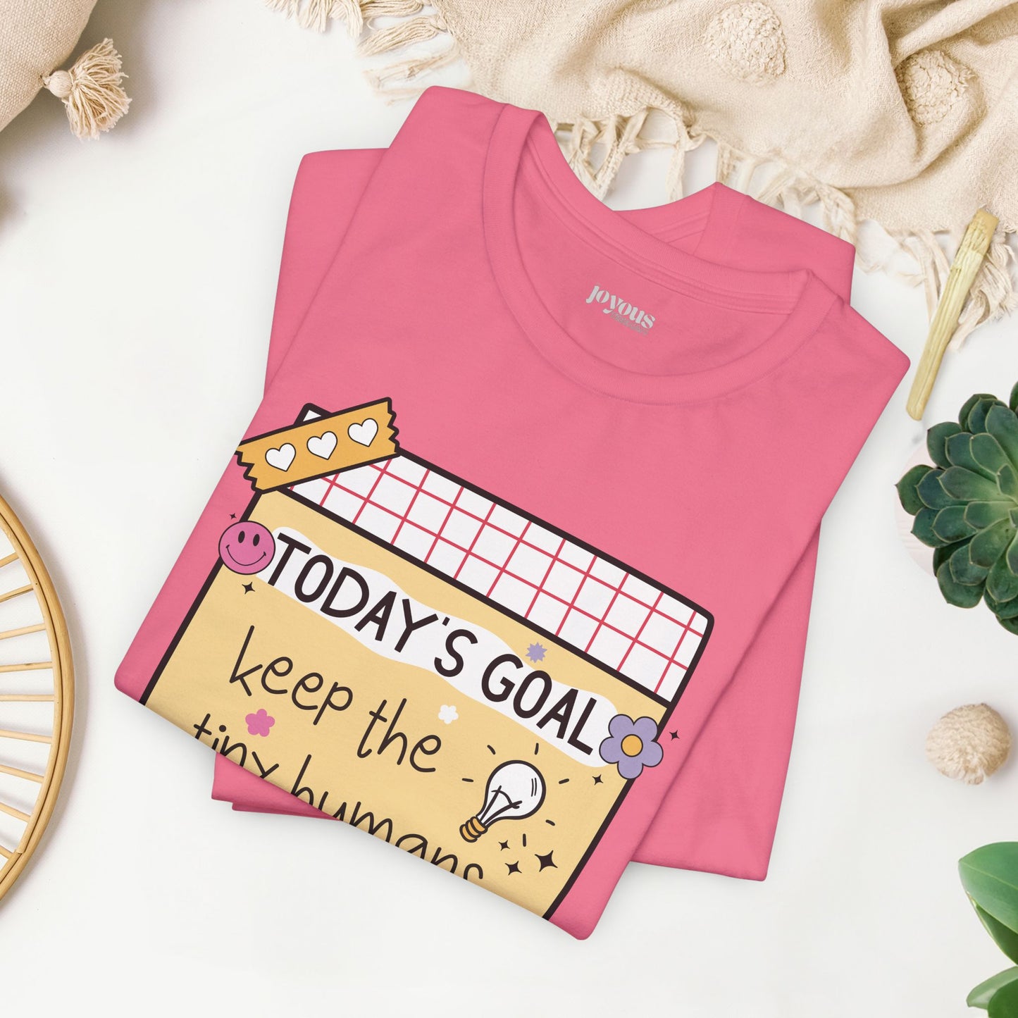 Trendy Motivational Teacher Soft Cotton Tee