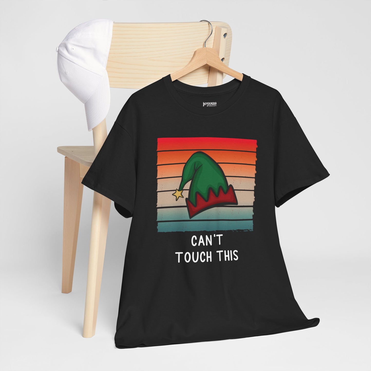 Can't Touch This Funny Christmas Shirt - Matching Family Christmas Heavy Cotton Tee