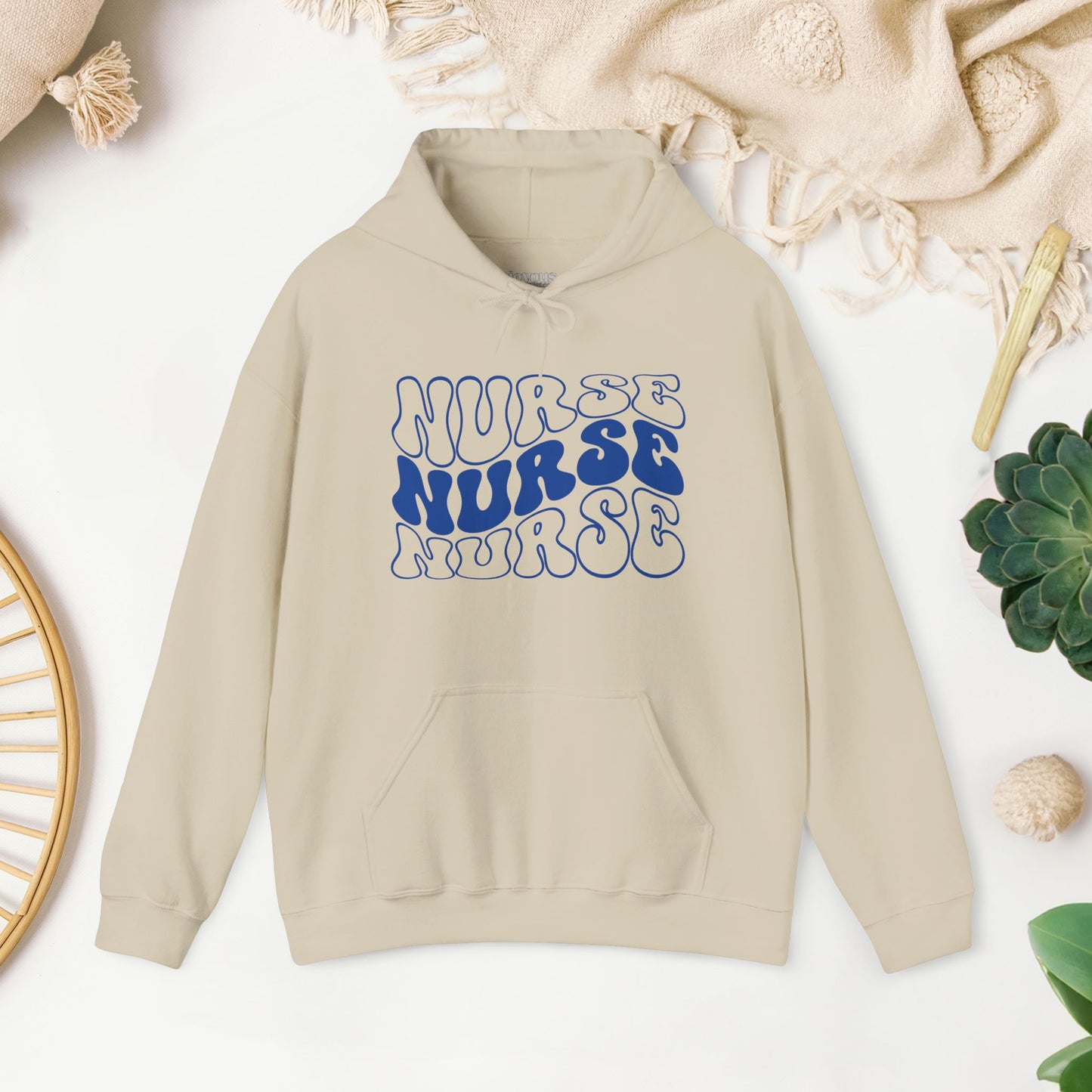 Groovy Nurse Hoodie - Registered Nurse Hoodie
