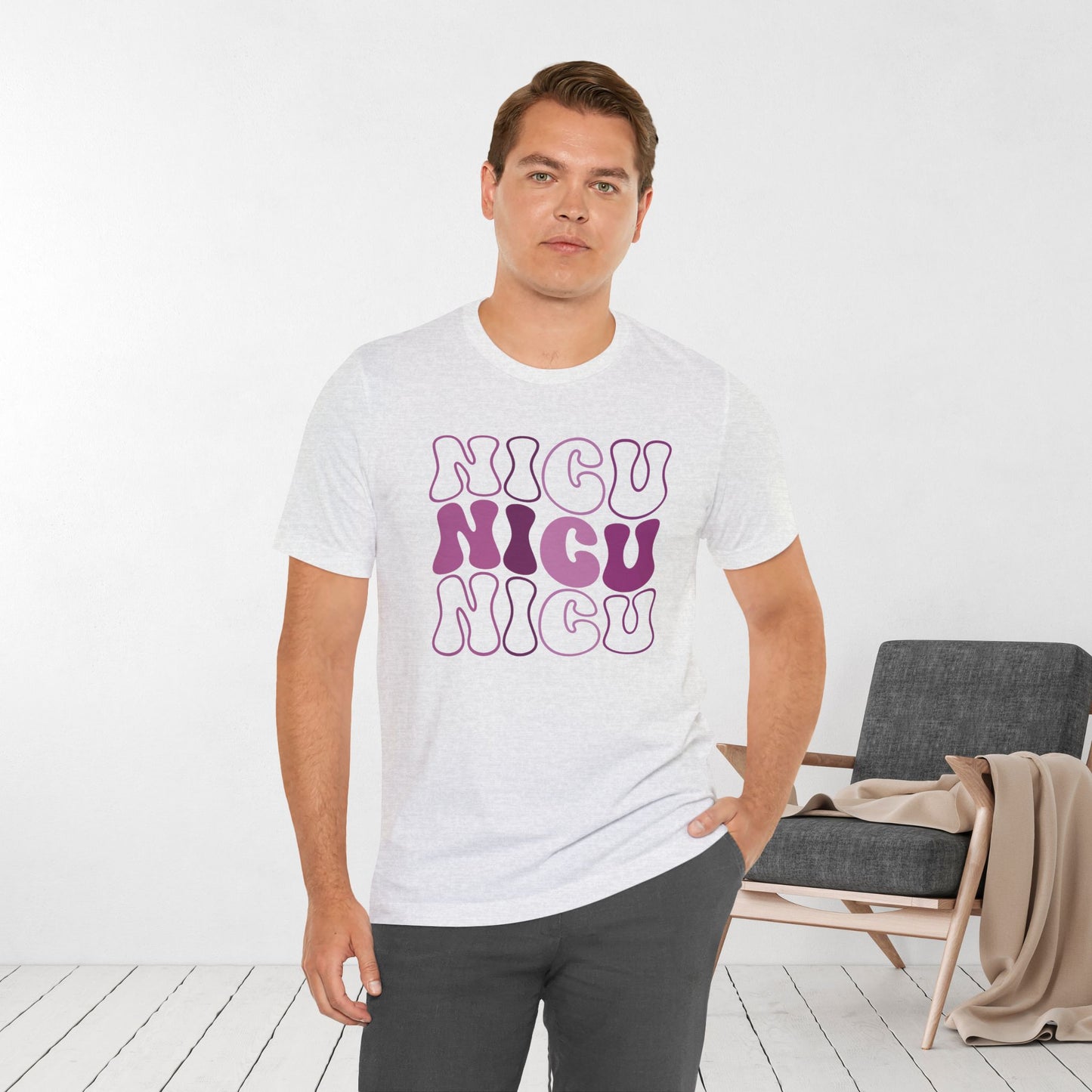 Groovy NICU Shirt - Neonatal ICU Nurse Soft Cotton Tee