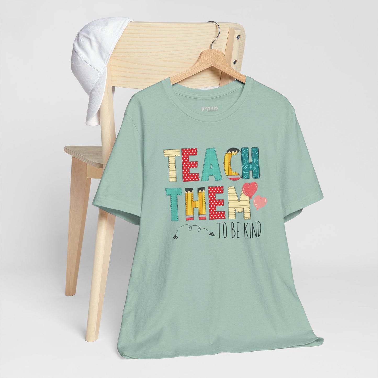Teach Them to Be Kind Teacher Soft Cotton Tee