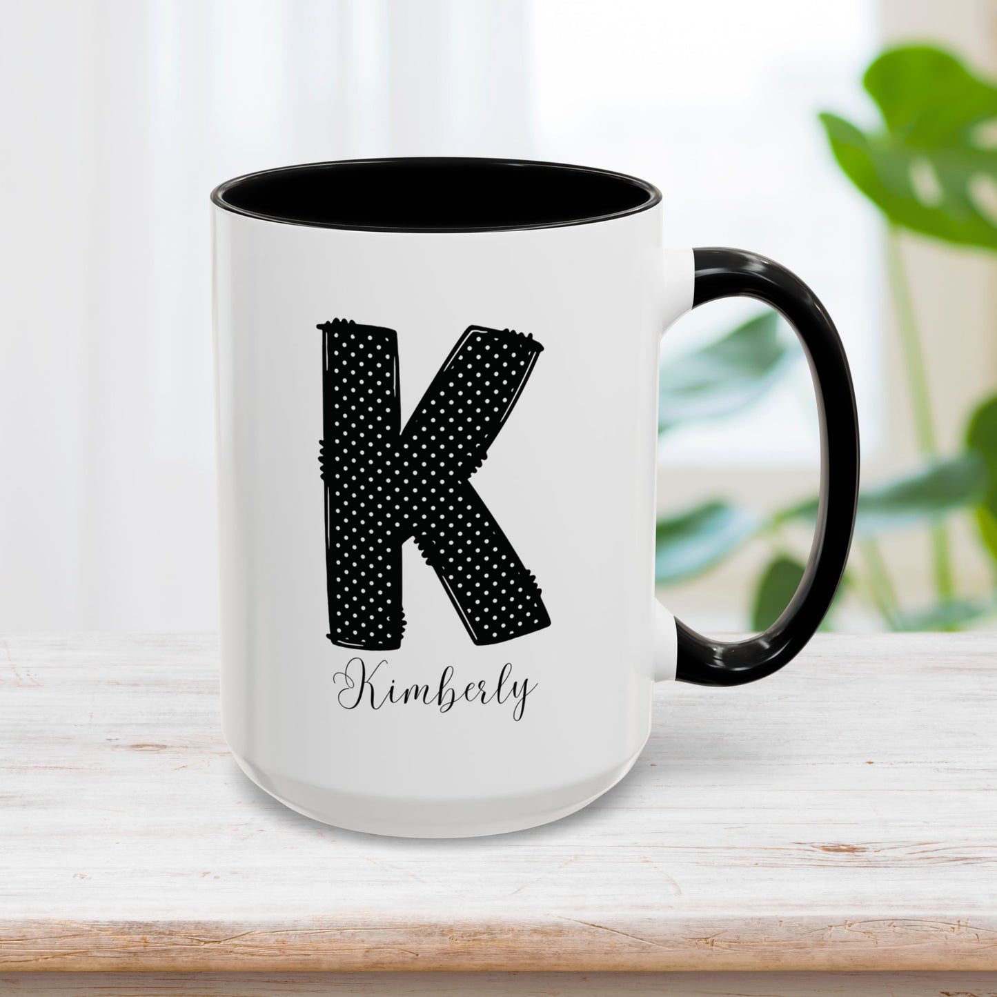 Custom Name Initial Letter Mug - Personalized Gifts A-Z