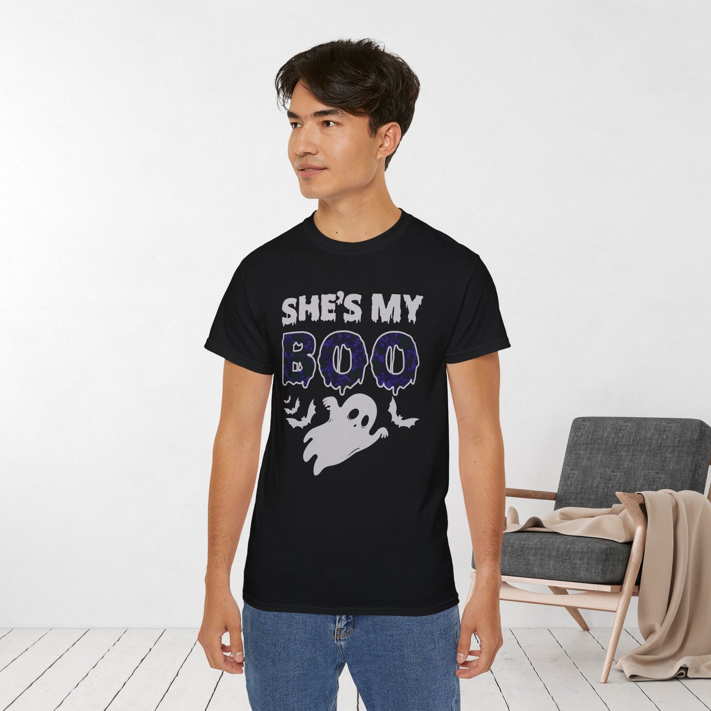 Matching Couples Halloween Shirt - Funny Halloween Ultra Cotton Tee