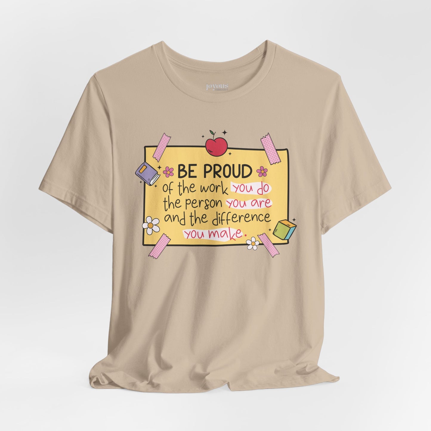 Trendy Motivational Teacher Soft Cotton Tee