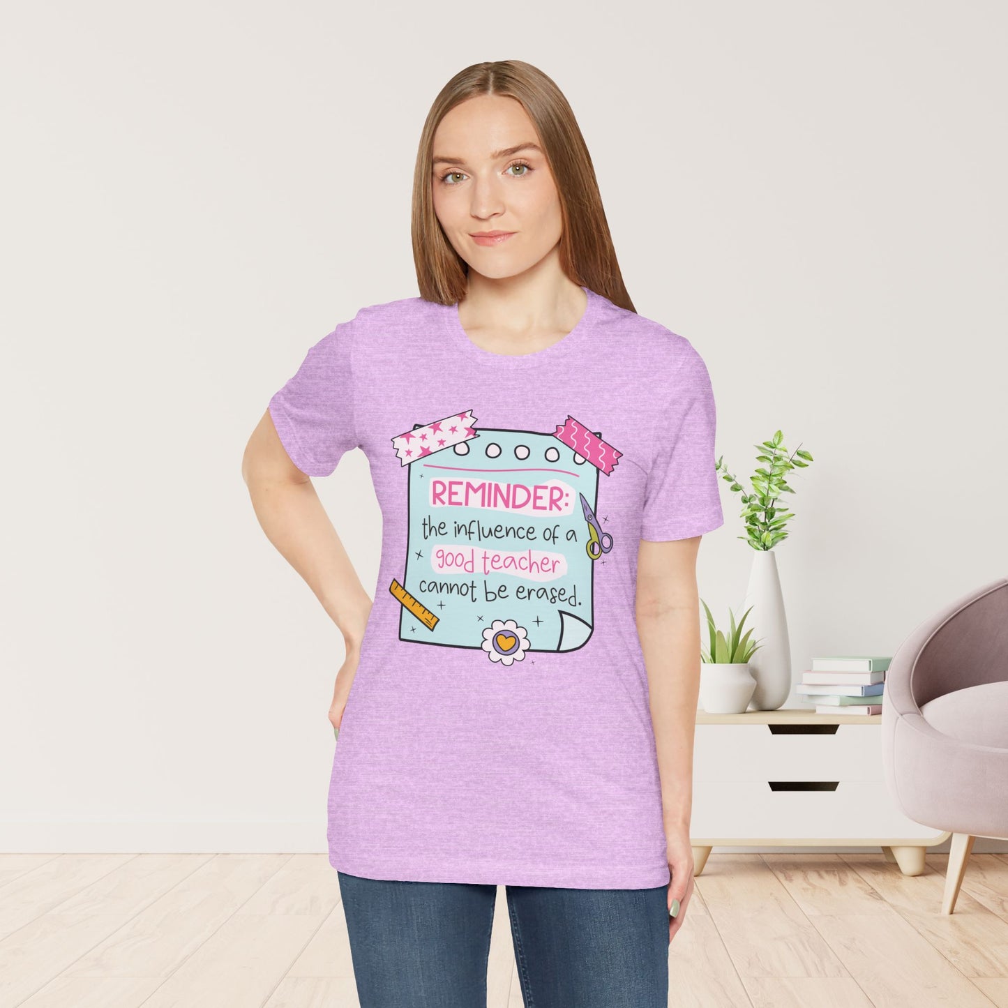 Trendy Motivational Teacher Soft Cotton Tee