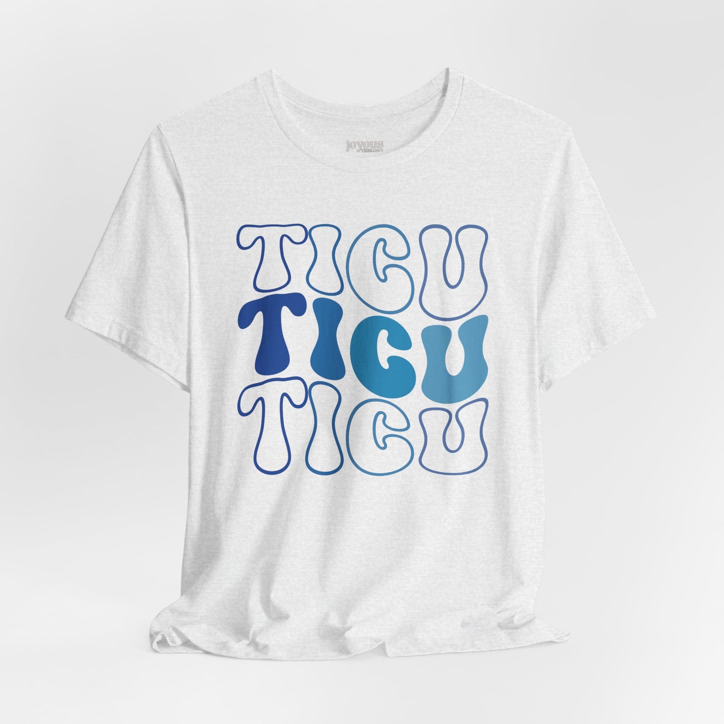 Groovy Blue TICU Shirt - Trauma ICU Nurse Soft Cotton Tee