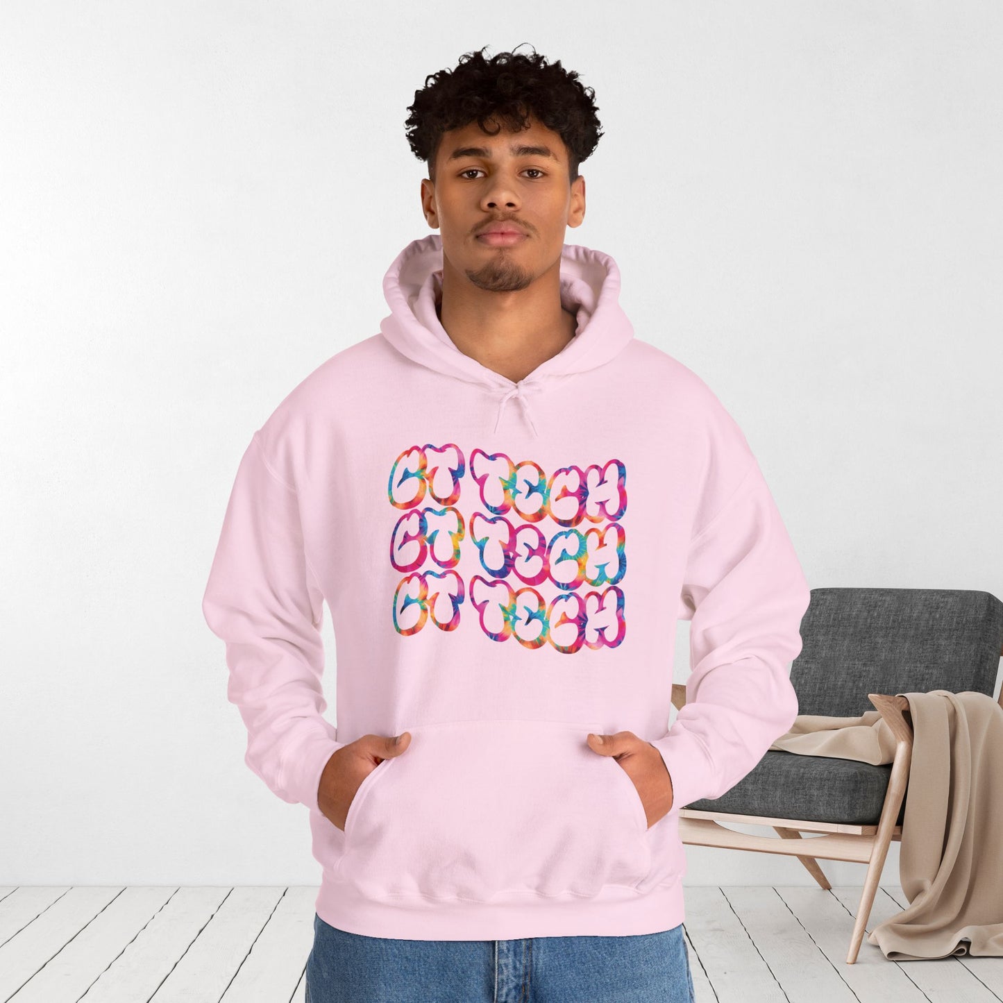 Tie Dye Groovy CT Tech Hoodie - CT Technologist Hoodie