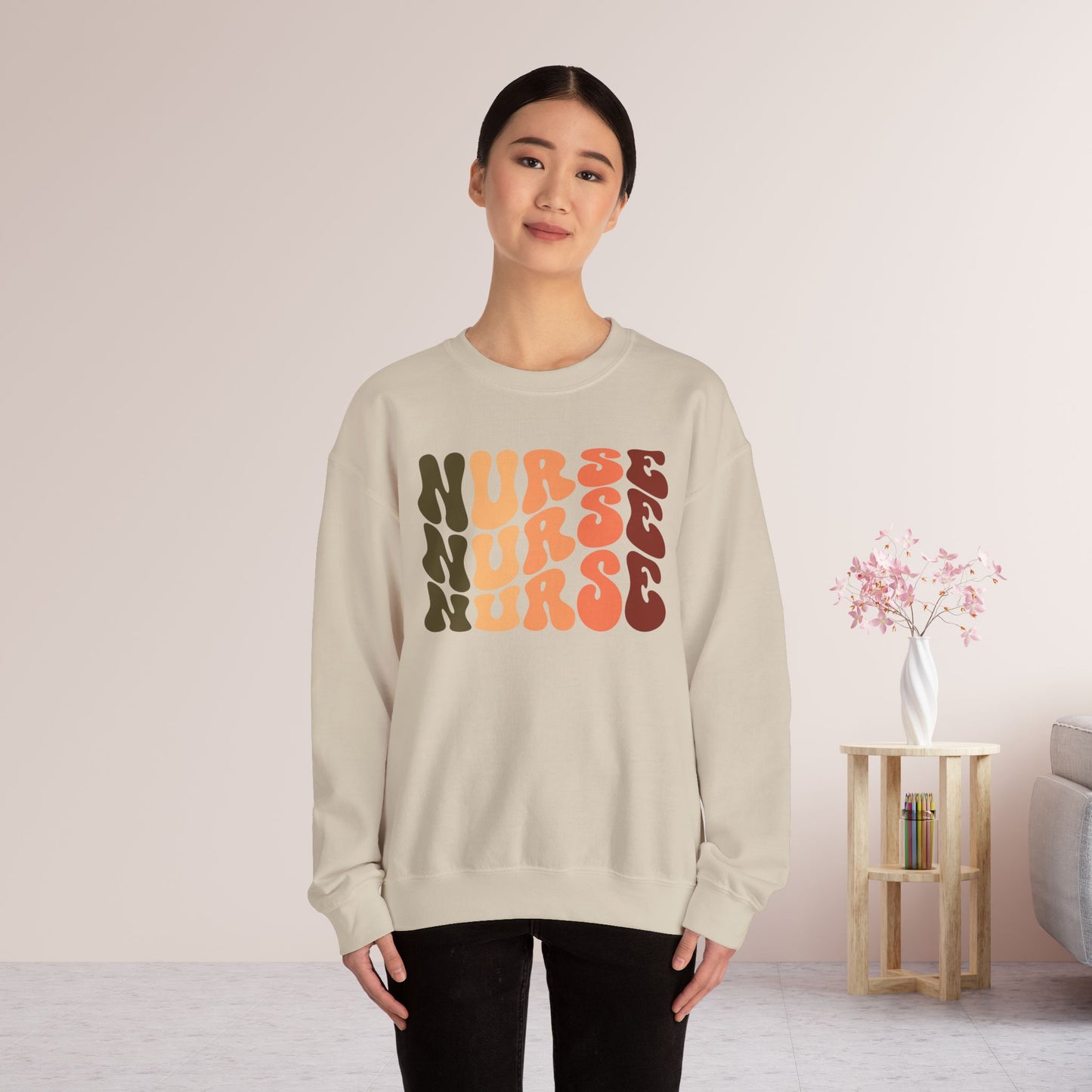 Groovy Registered Nurse Sweatshirt