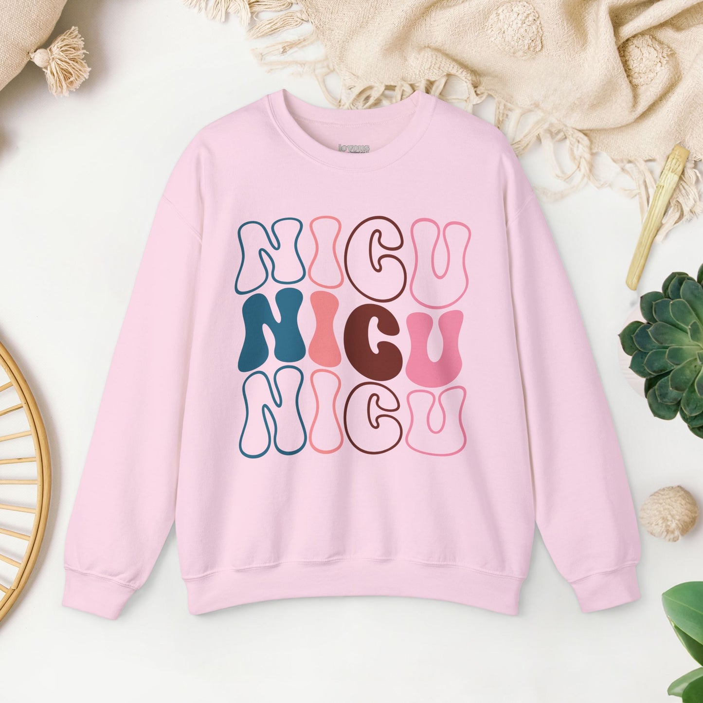 Groovy NICU Sweatshirt - Neonatal ICU Nurse Sweater