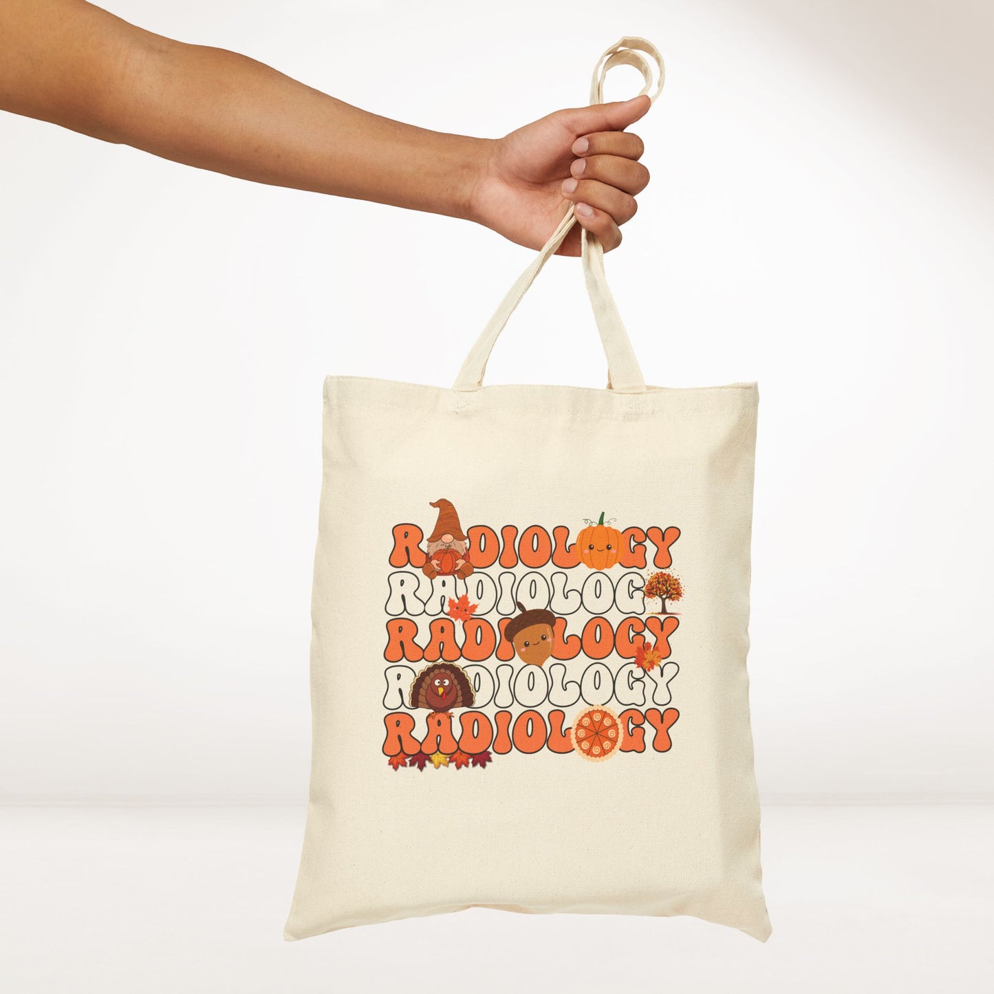 Thanksgiving Radiology Canvas Tote Bag - Best Radiology Gift