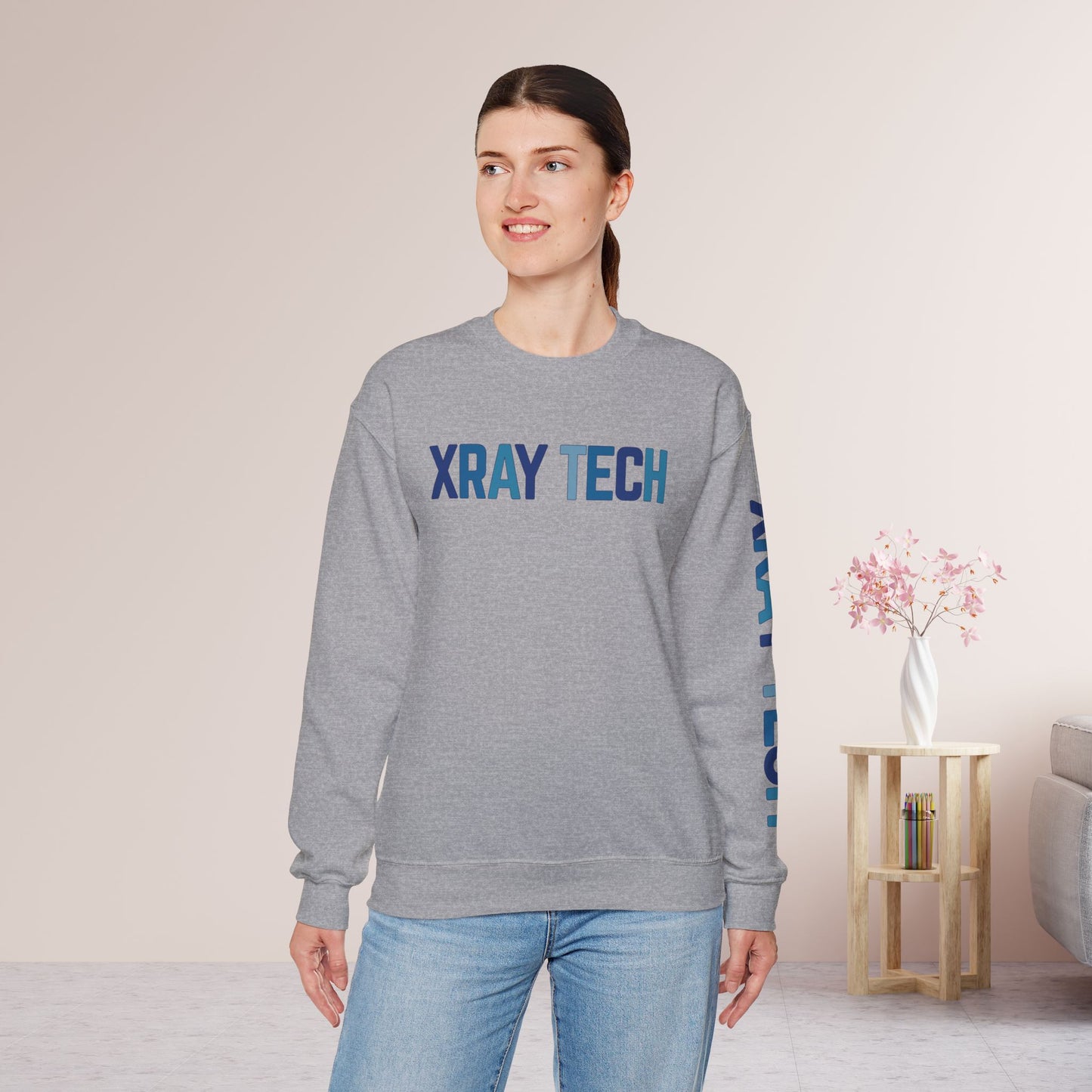 Unisex Blue Xray Tech Sweatshirt