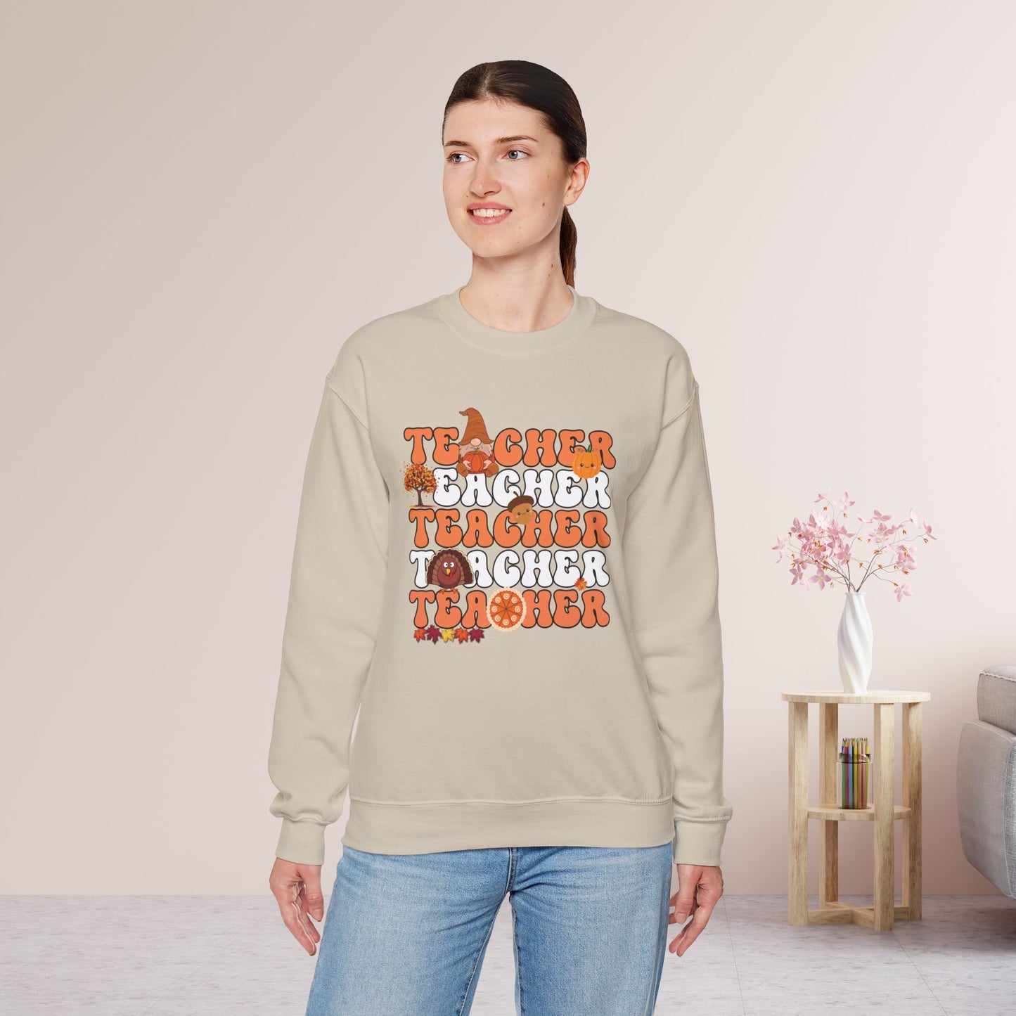 Groovy Thanksgiving Teacher Sweatshirt