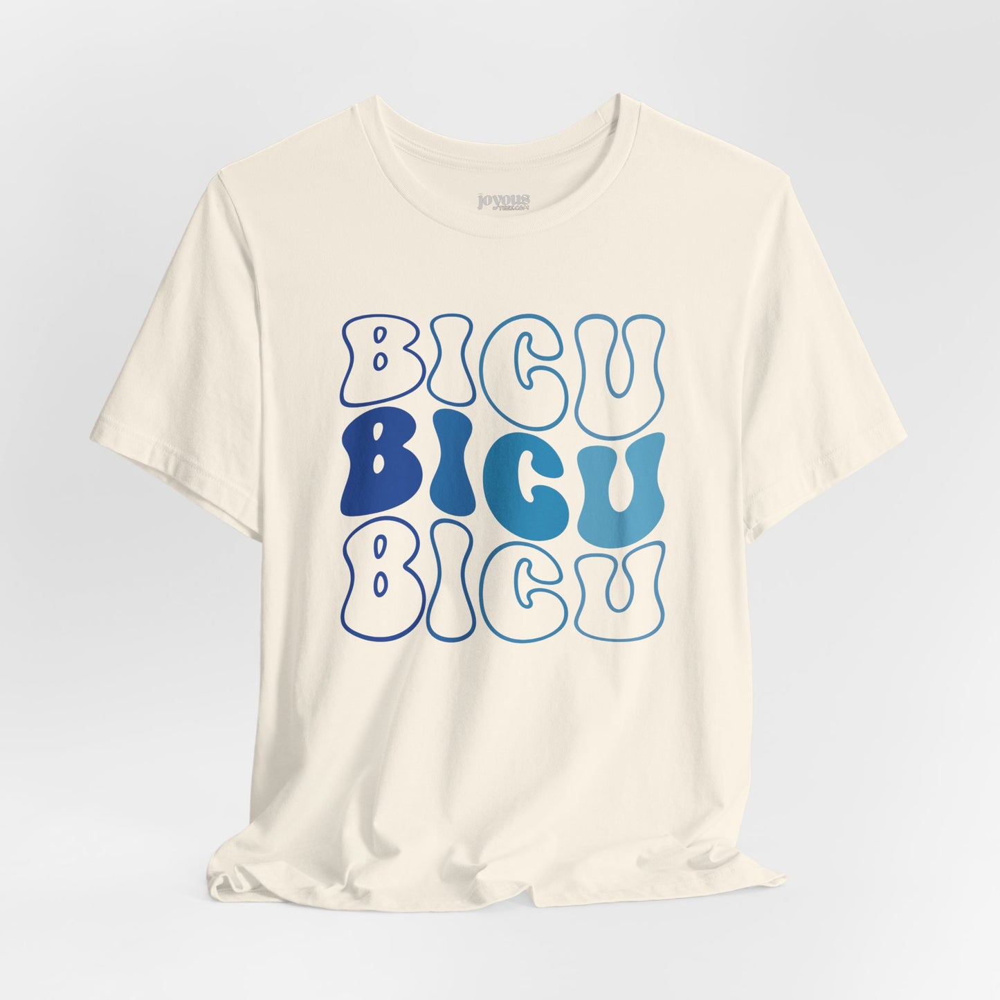Groovy Blue BICU Shirt - Burn ICU Nurse Soft Cotton Tee