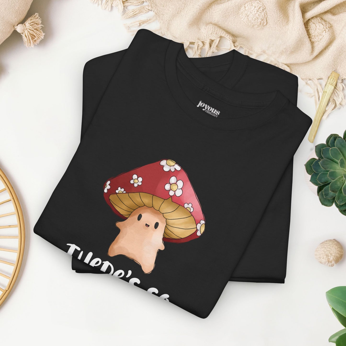 Valentine's Day Teacher Shirt - There is so Mushroom in my Heart for You Heavy Cotton Tee