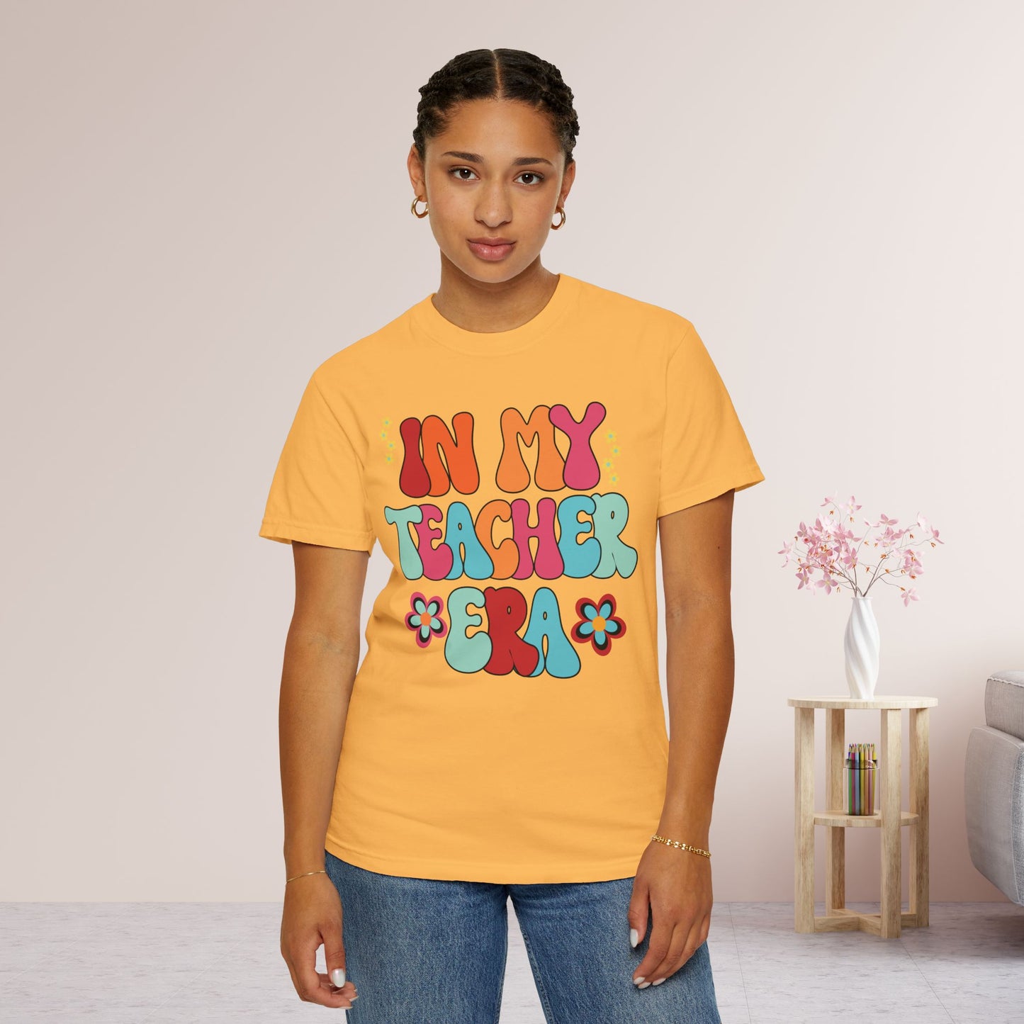 In My Teacher Era Comfort Colors Teacher Shirt