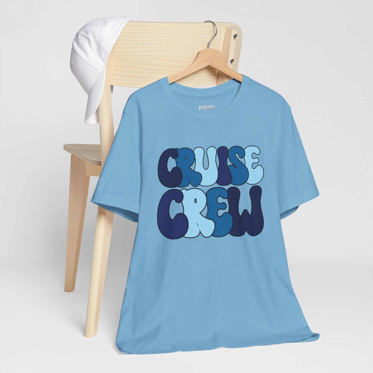 Blue Cruise Crew Shirt - Family Cruise Vacation Soft Cotton Tee