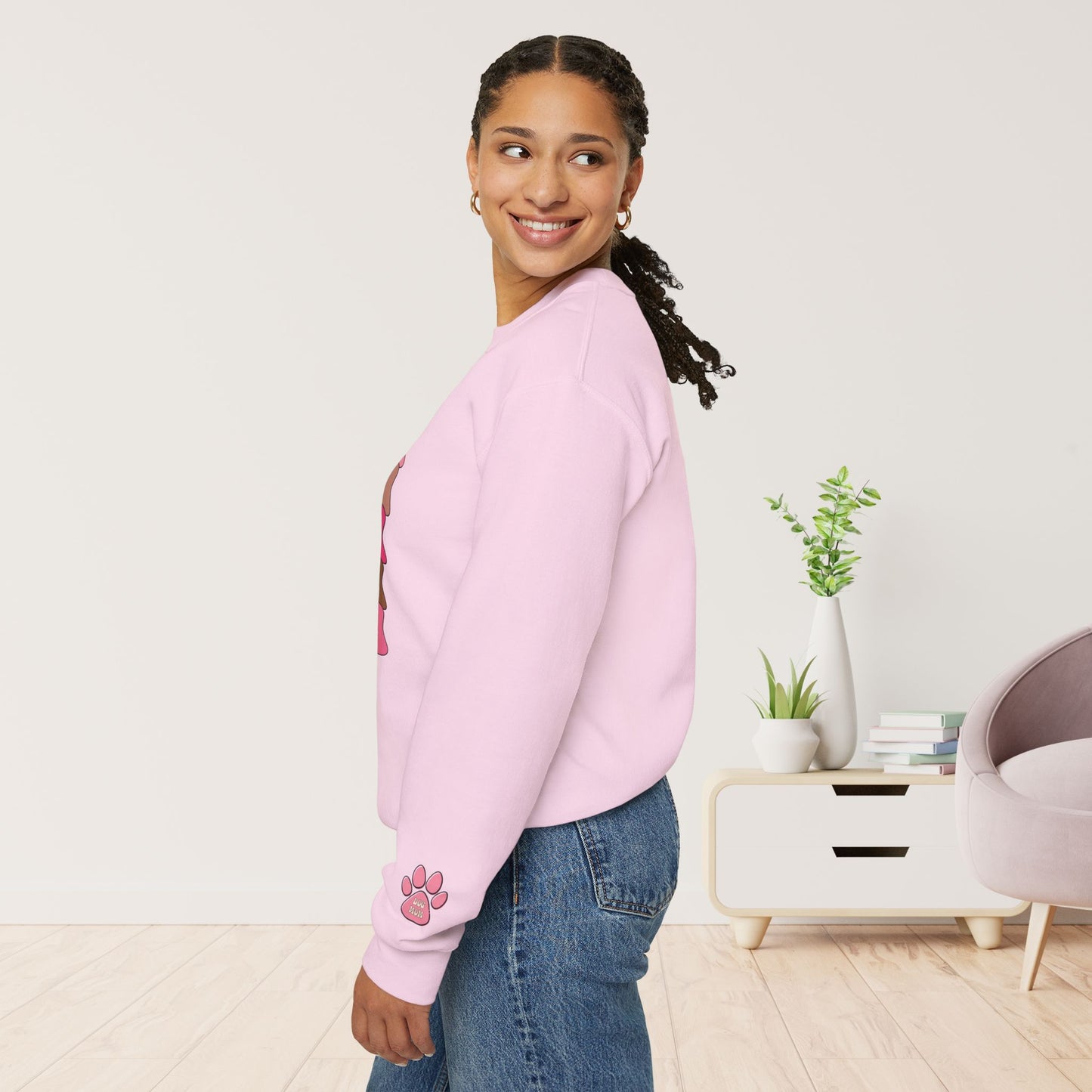 Pink Dog Mom Sweatshirt