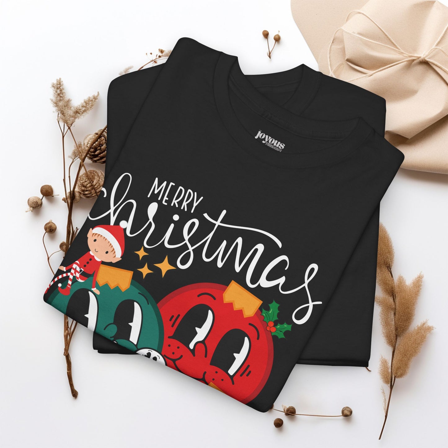 Trendy Christmas Ornament Shirt - Christmas Heavy Cotton Tee