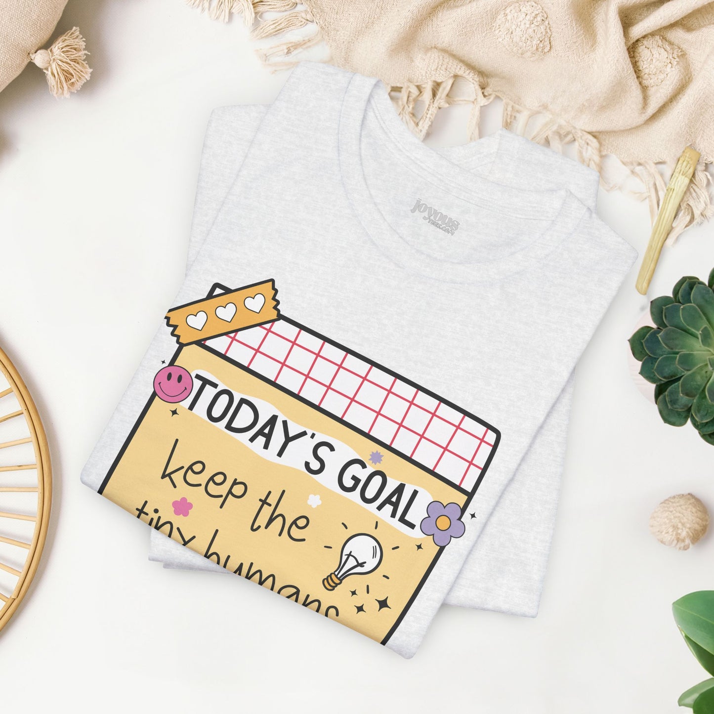 Trendy Motivational Teacher Soft Cotton Tee