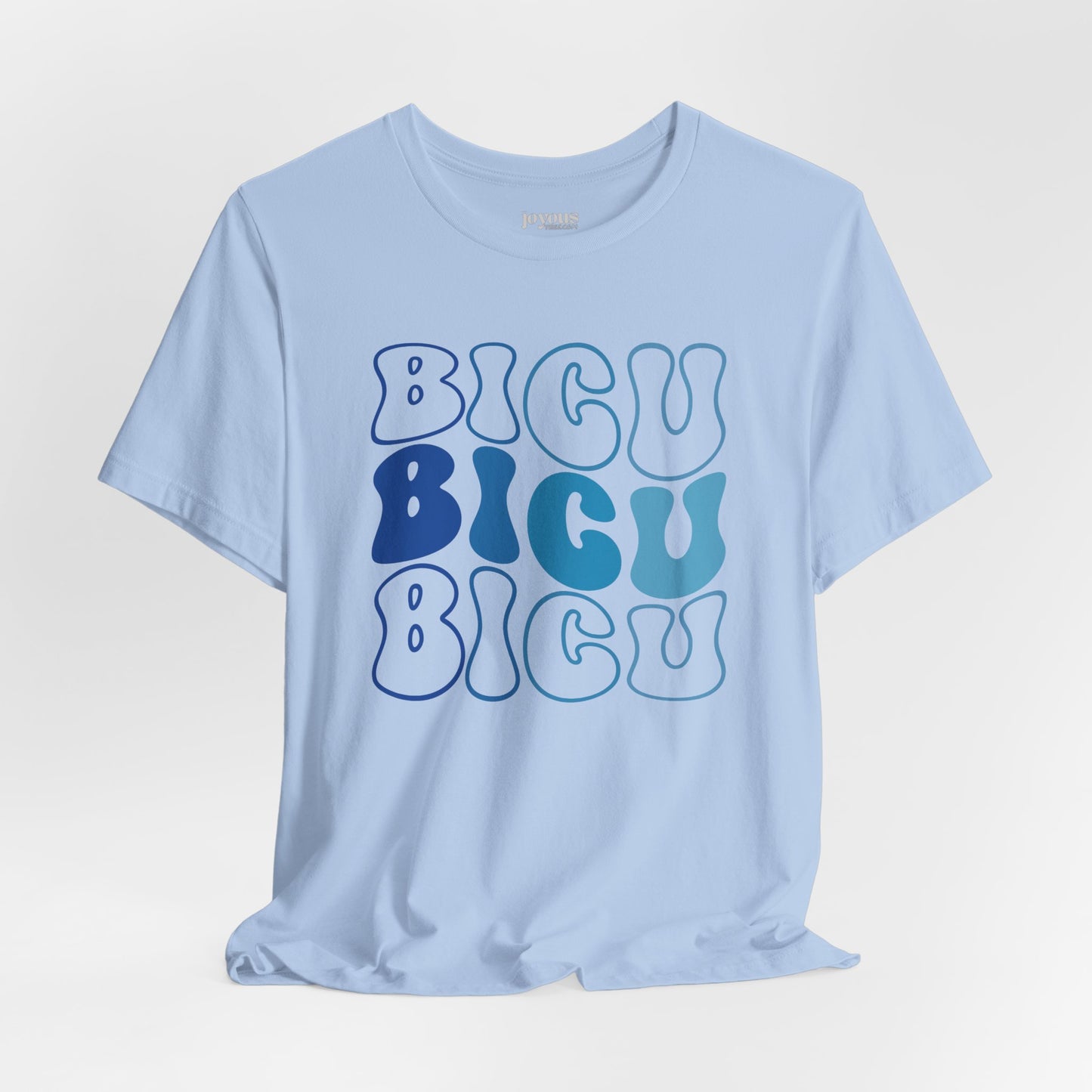 Groovy Blue BICU Shirt - Burn ICU Nurse Soft Cotton Tee