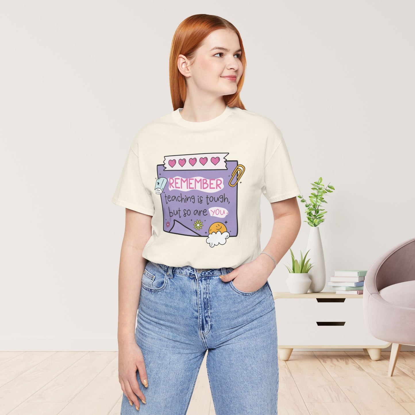 Trendy Motivational Teacher Soft Cotton Tee