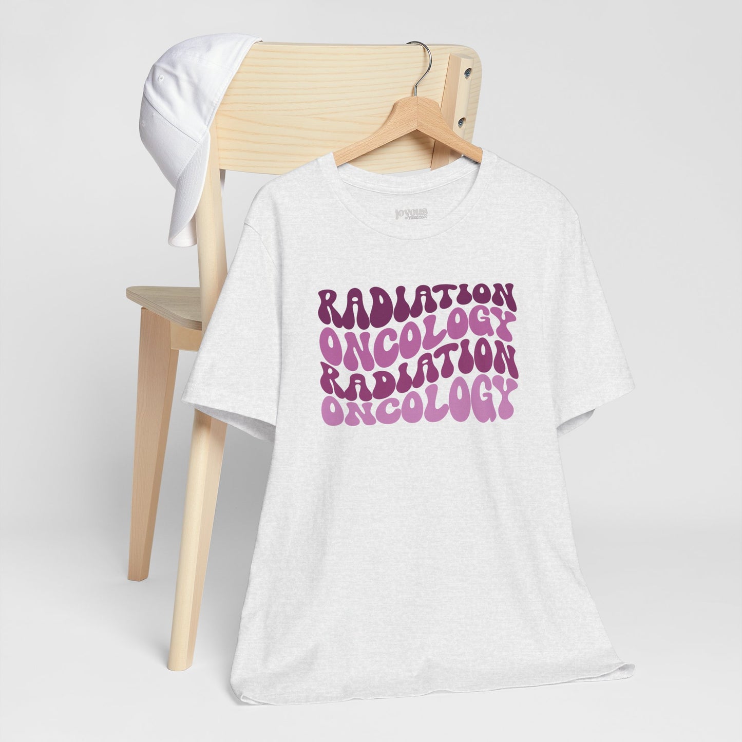 Purple Groovy Radiation Oncology Soft Cotton Tee