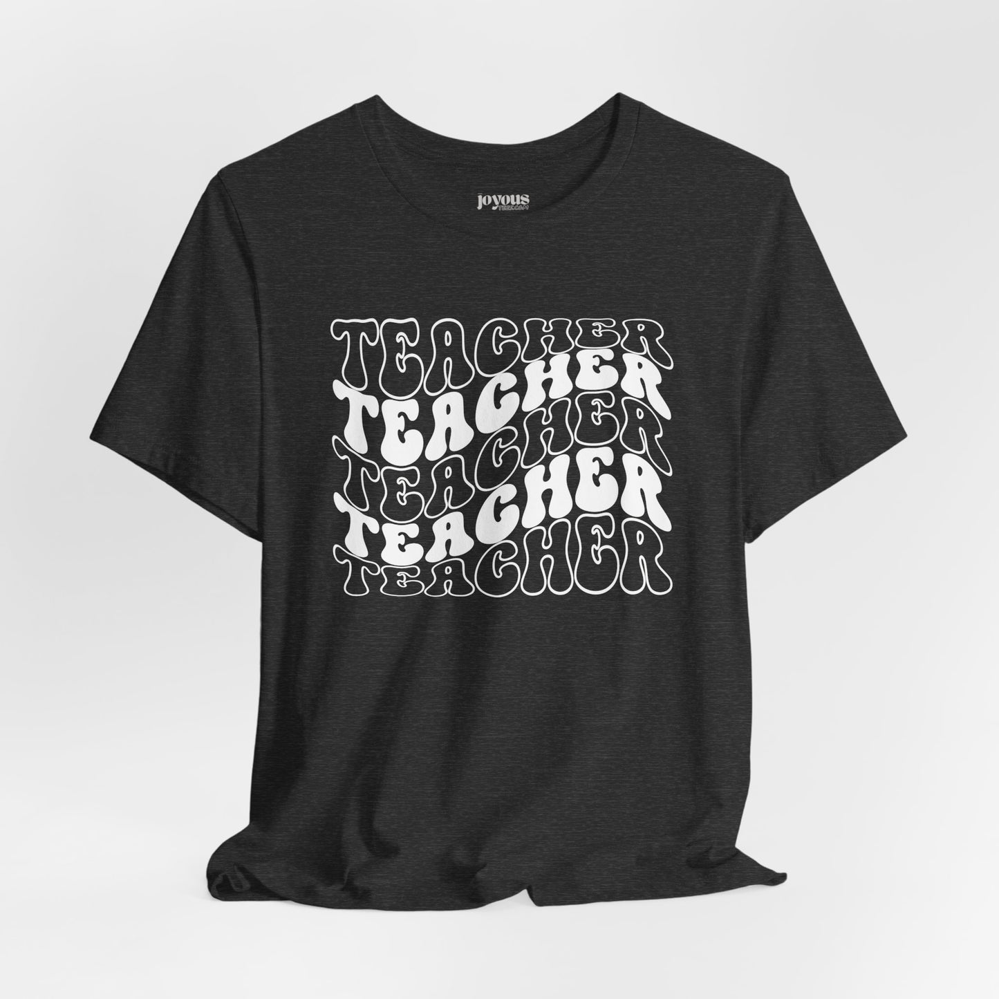 Groovy Teacher Soft Cotton Tee for School Teachers