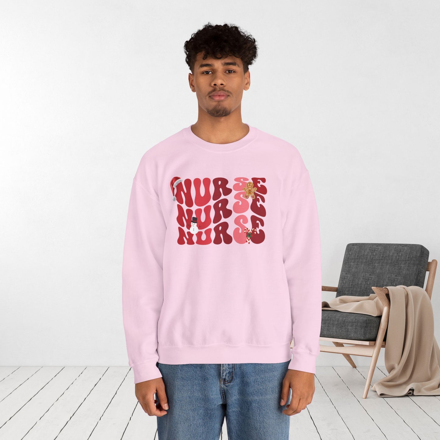 Groovy Christmas Nurse Sweatshirt