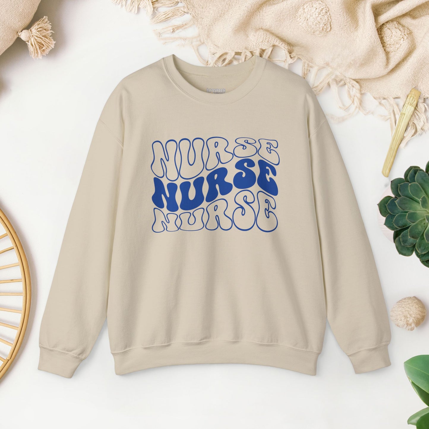 Groovy Nurse Sweatshirt - Registered Nurse Sweatshirt