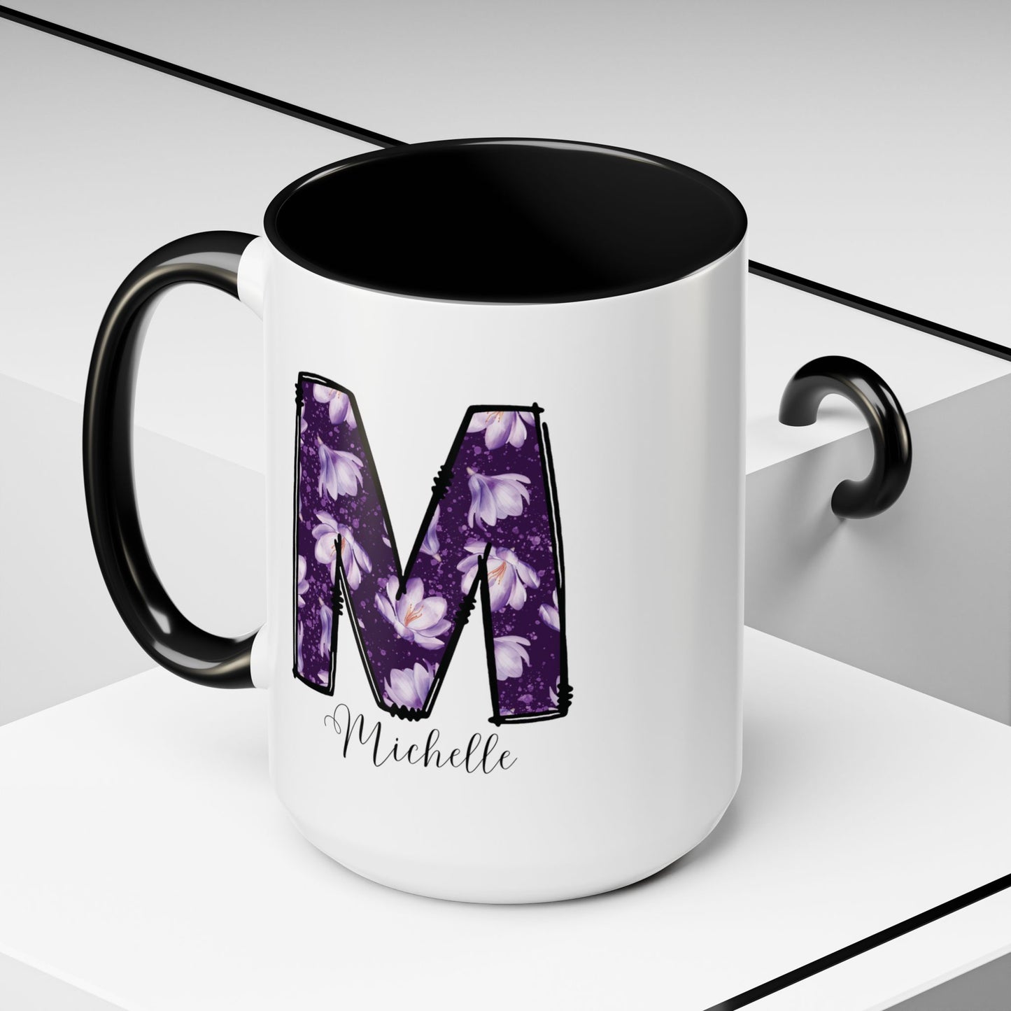 Custom Name Initial Letter Mug - Personalized Gifts A-Z