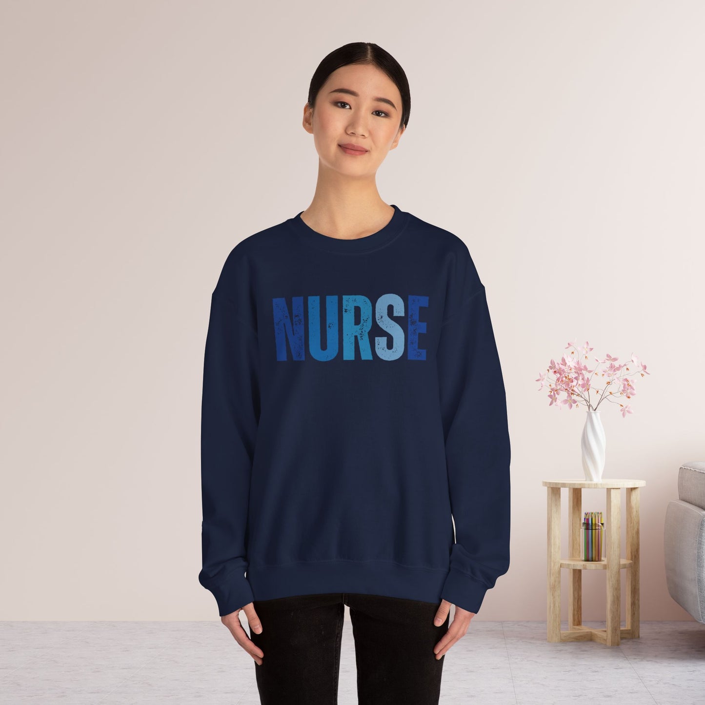 Retro Nurse Sweatshirt for Registered Nurse