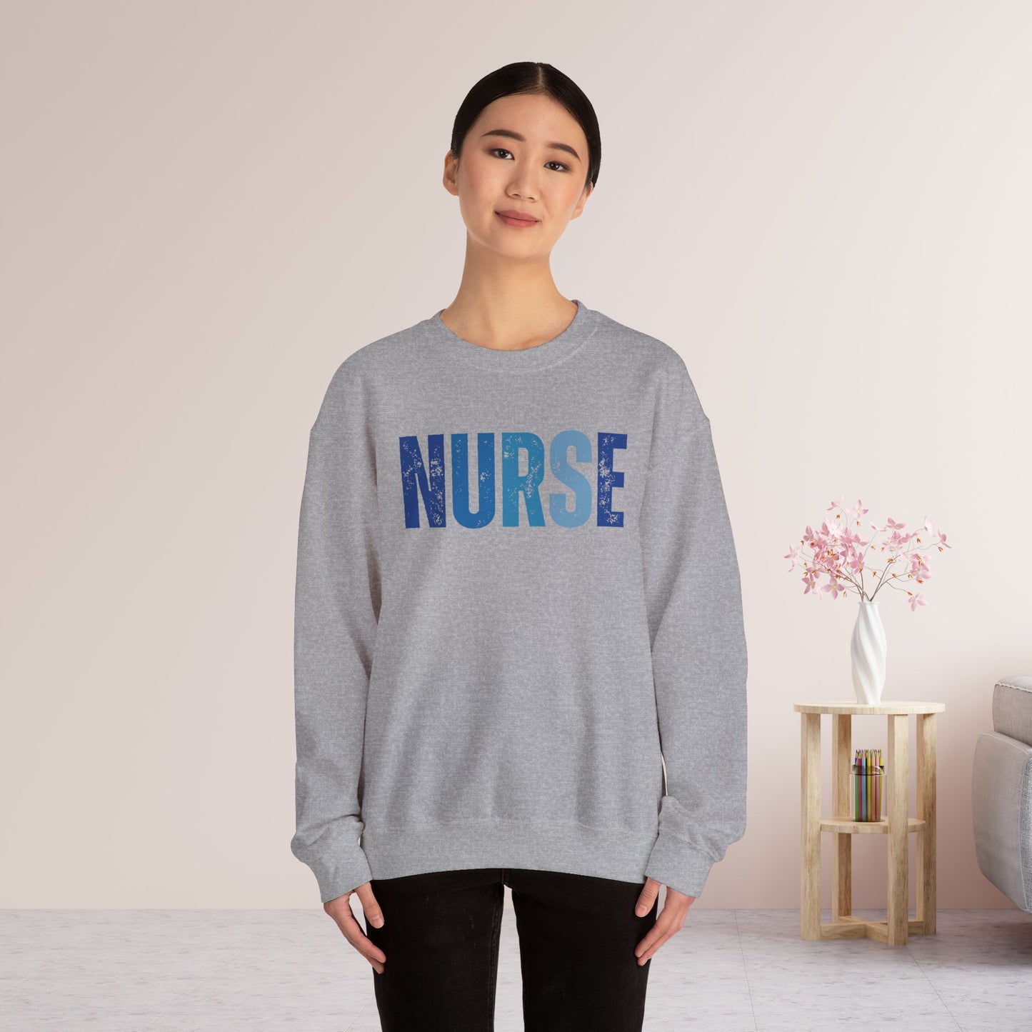Retro Nurse Sweatshirt for Registered Nurse