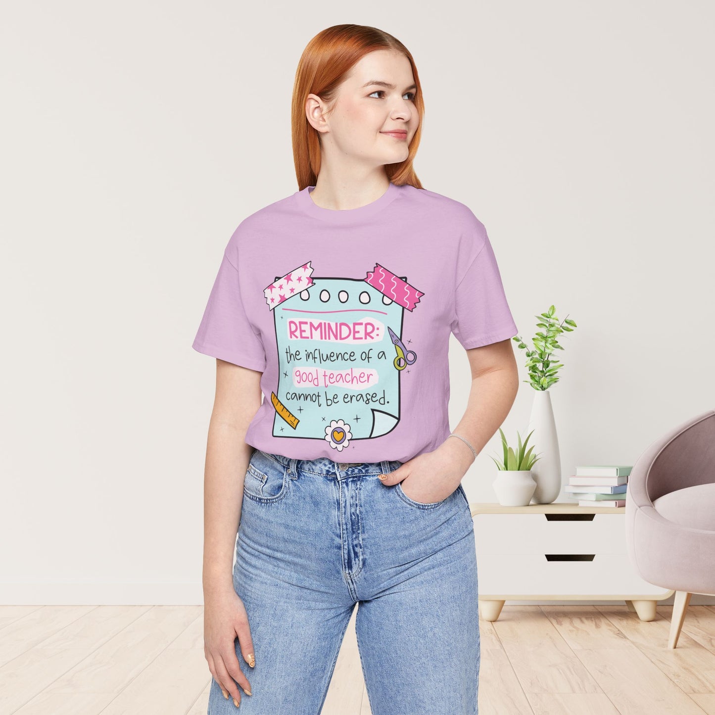 Trendy Motivational Teacher Soft Cotton Tee