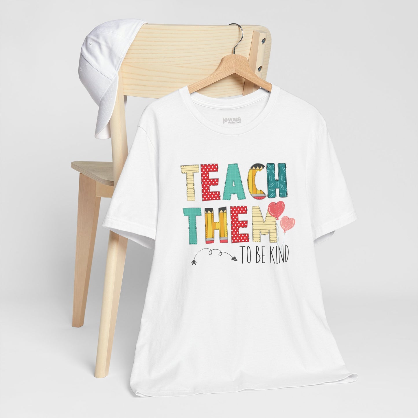 Teach Them to Be Kind Teacher Soft Cotton Tee