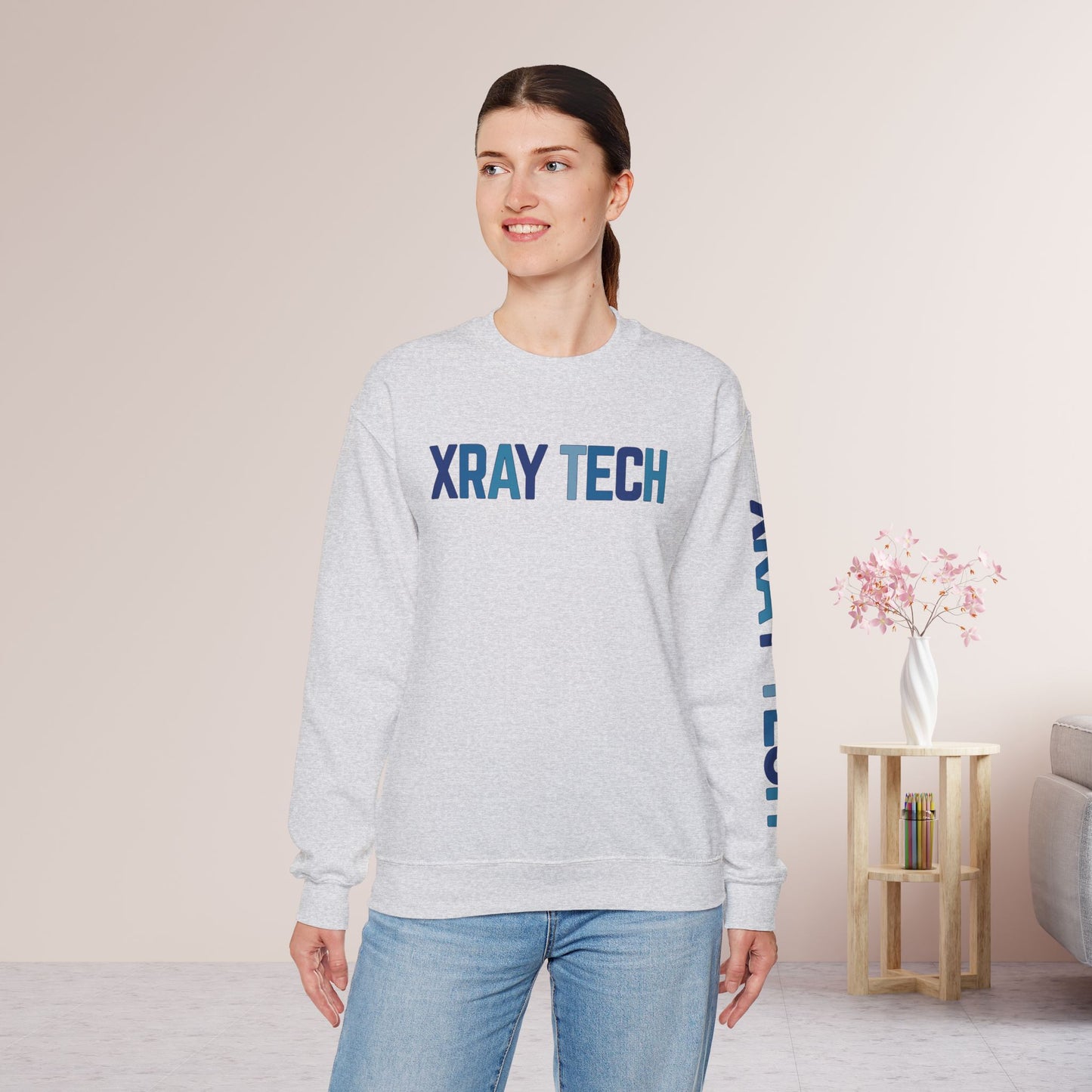Unisex Blue Xray Tech Sweatshirt