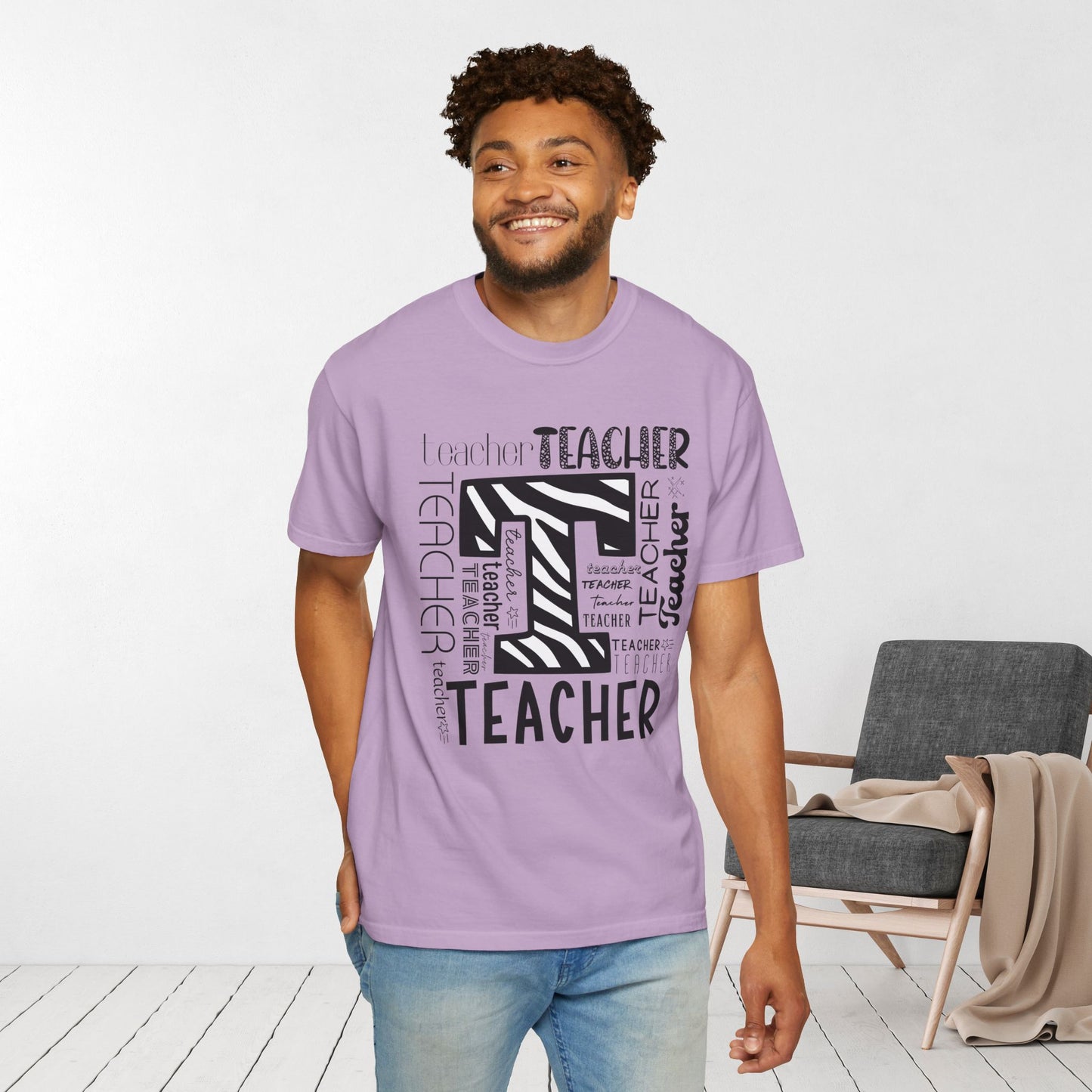 Trendy Teacher Comfort Colors Shirt