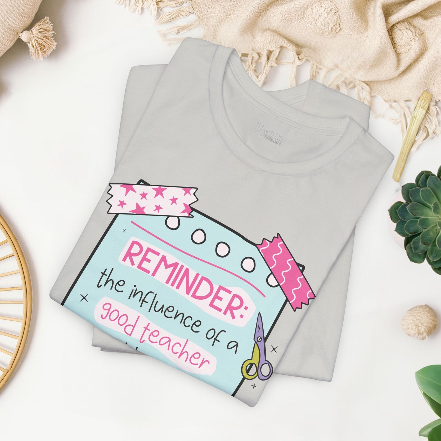Trendy Motivational Teacher Soft Cotton Tee
