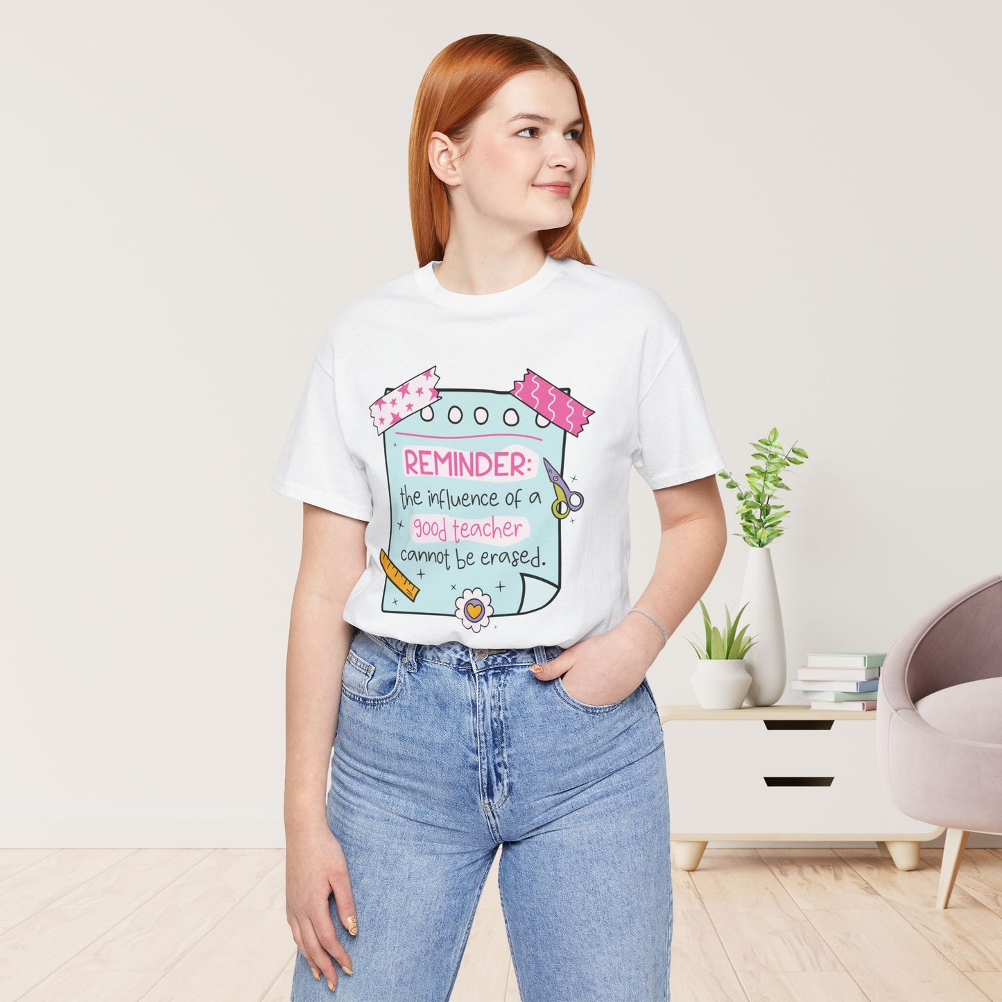 Trendy Motivational Teacher Soft Cotton Tee
