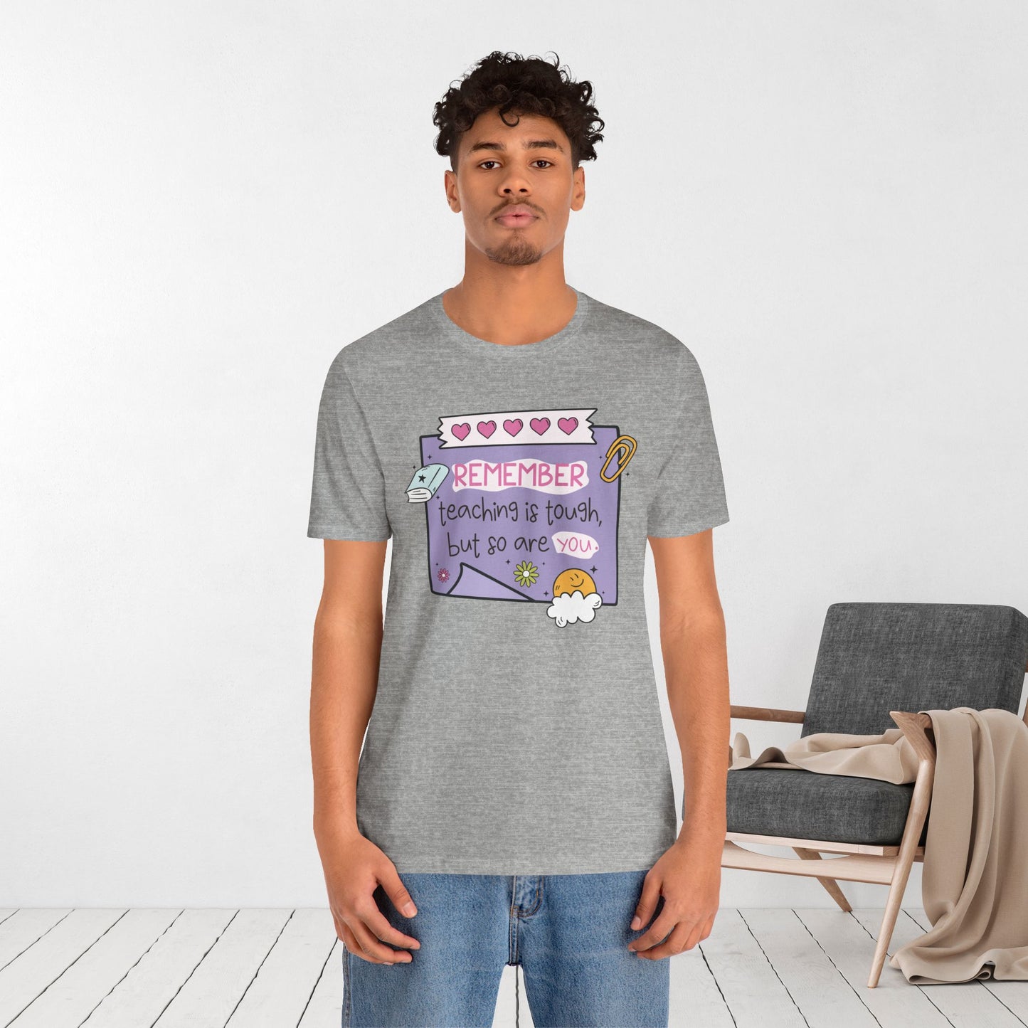 Trendy Motivational Teacher Soft Cotton Tee