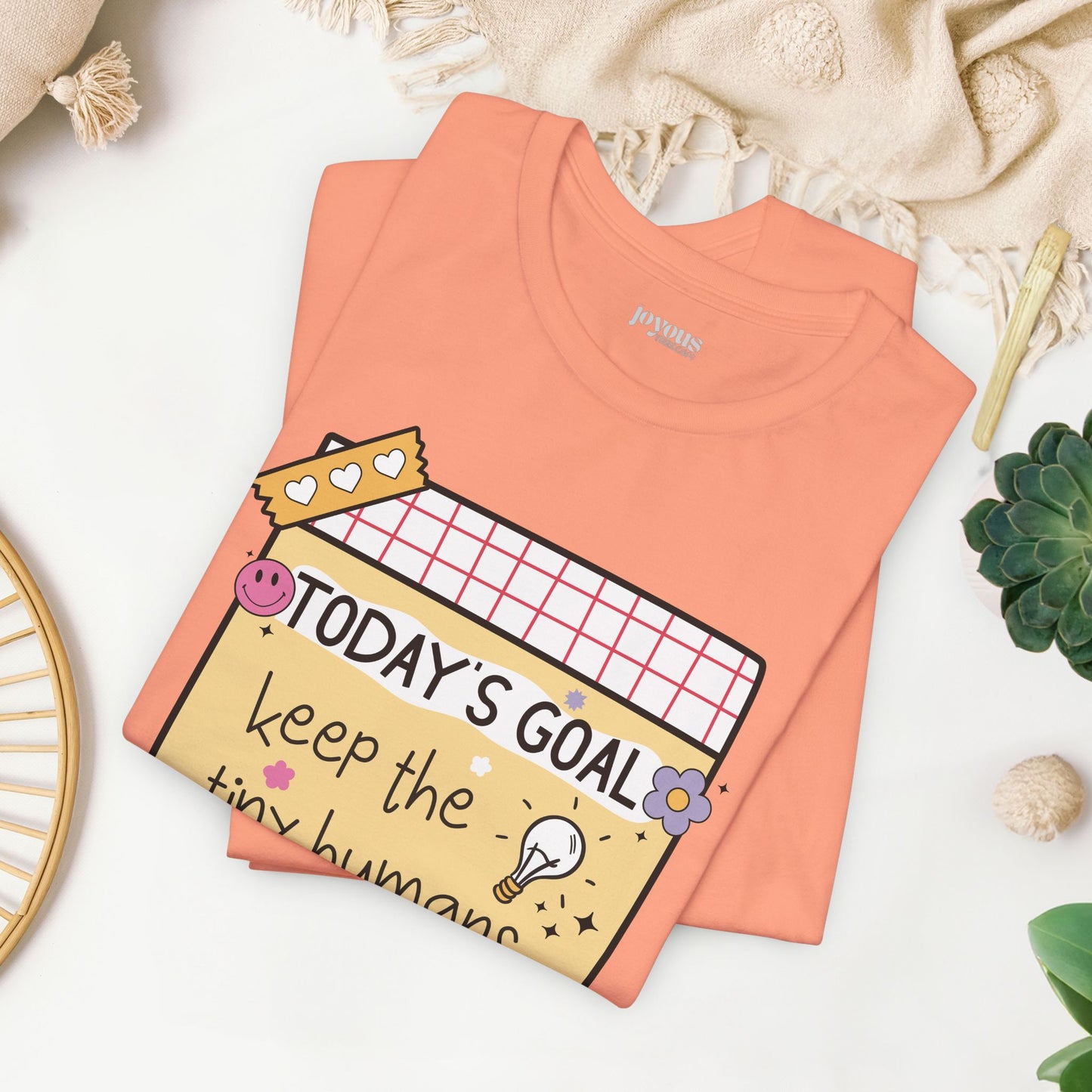 Trendy Motivational Teacher Soft Cotton Tee