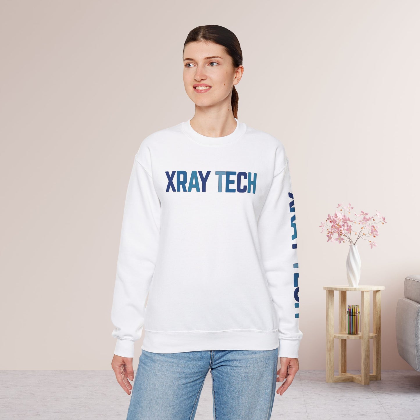 Unisex Blue Xray Tech Sweatshirt